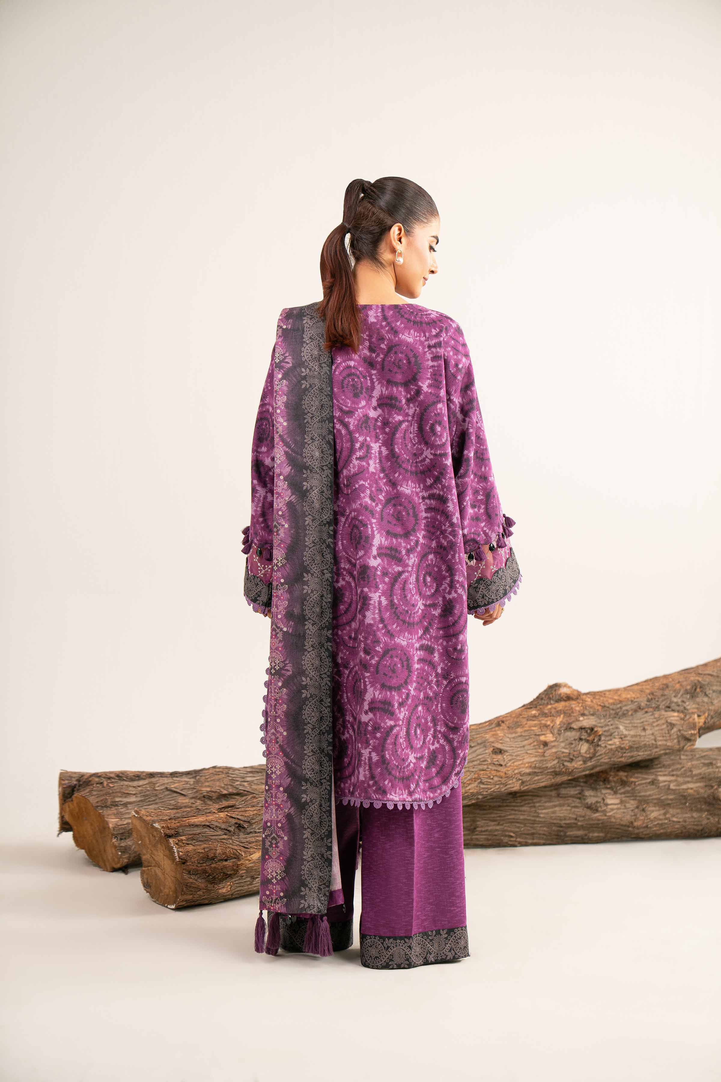 3 Piece - Digital Printed Embroidered Suit - 42502990 for Women - Unstitched Collection | Nishat | Shop Online