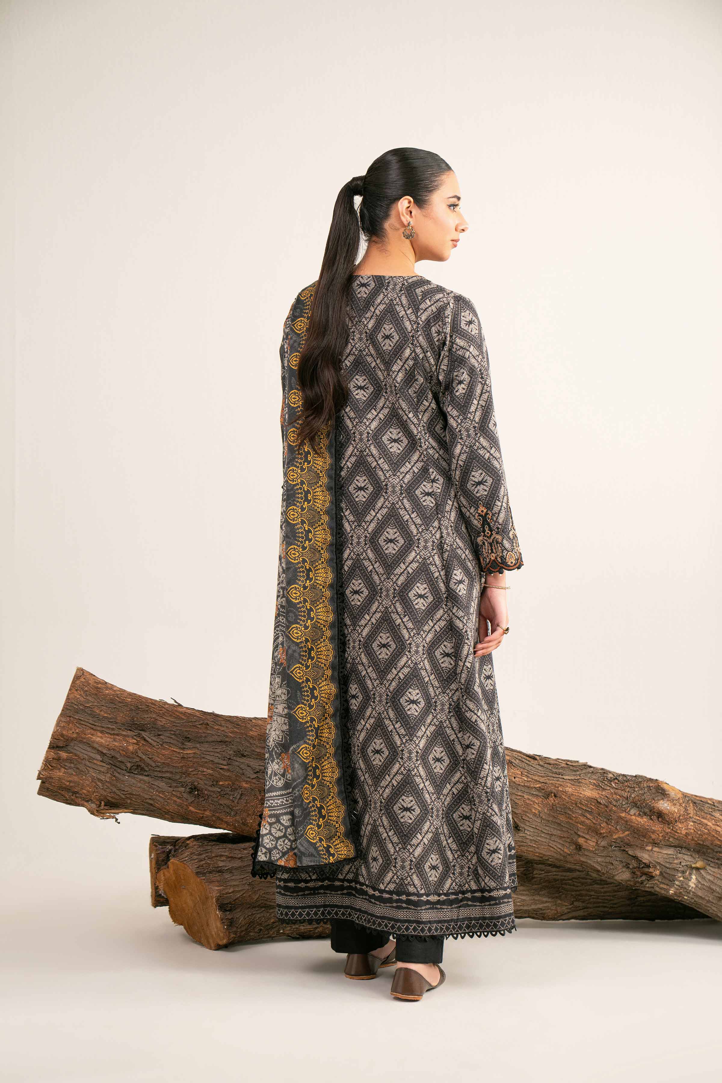 3 Piece - Digital Printed Embroidered Suit - 42502992 for Women - Unstitched Collection | Nishat | Shop Online