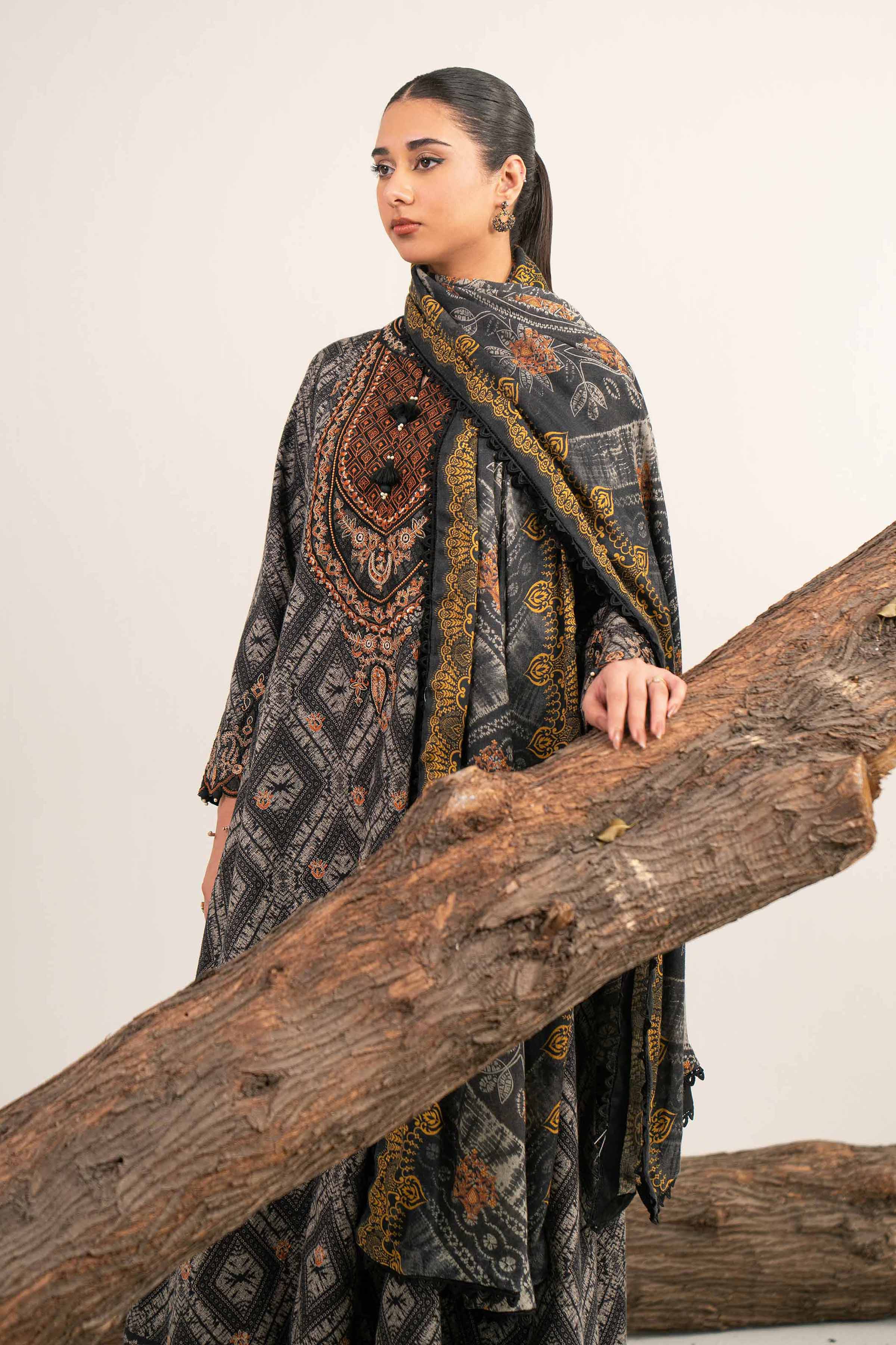 3 Piece - Digital Printed Embroidered Suit - 42502992 for Women - Unstitched Collection | Nishat | Shop Online