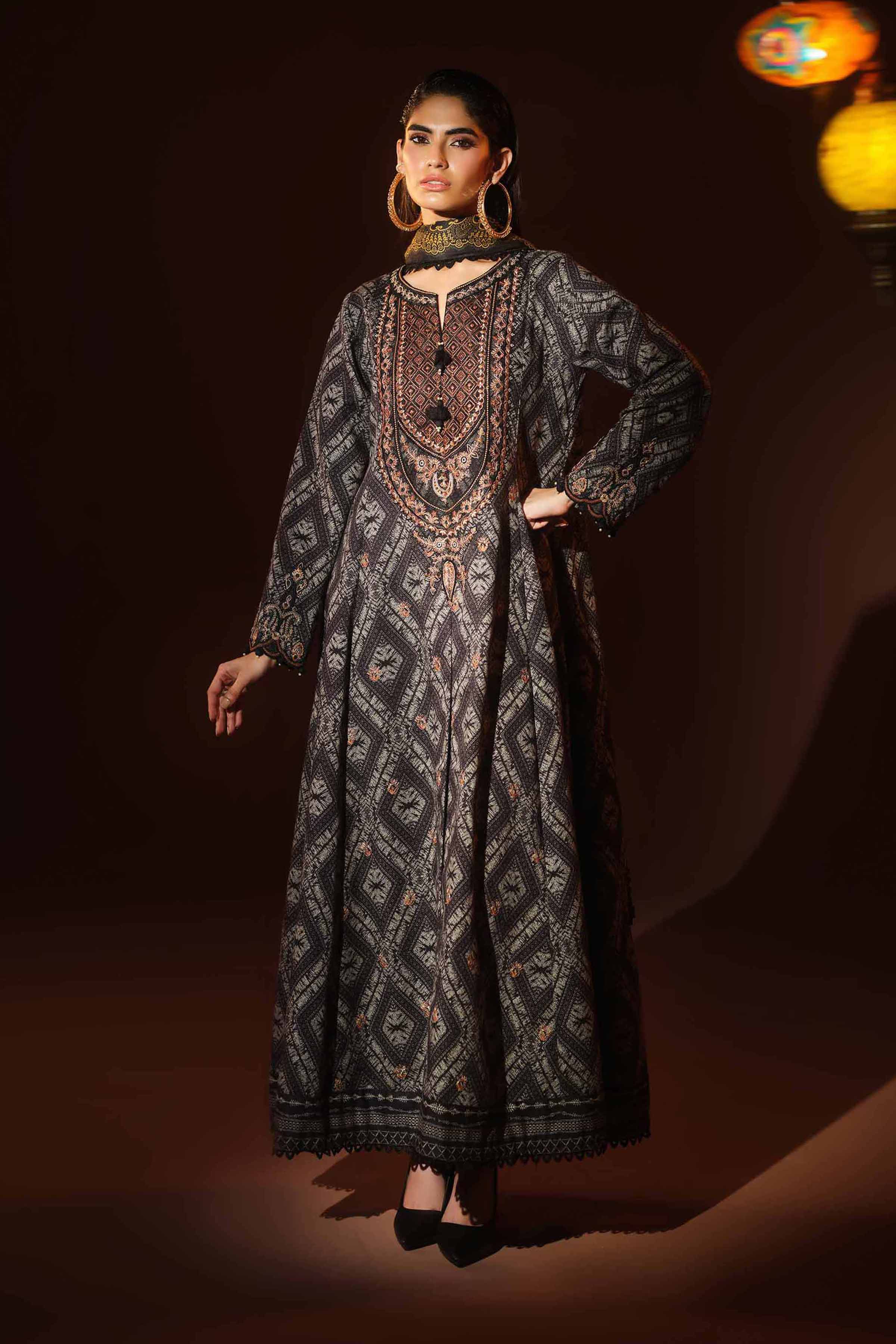 3 Piece - Digital Printed Embroidered Suit - 42502992 for Women - Unstitched Collection | Nishat | Shop Online