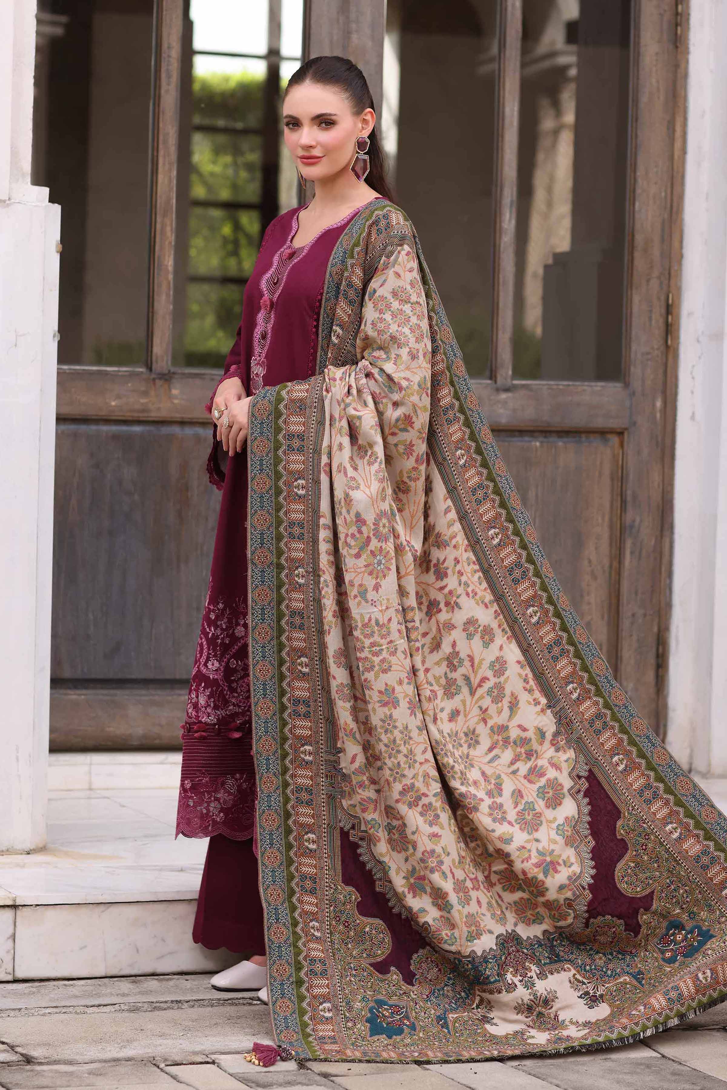 3 Piece - Embroidered Suit - 42503608 for Women - Unstitched Collection | Nishat | Shop Online