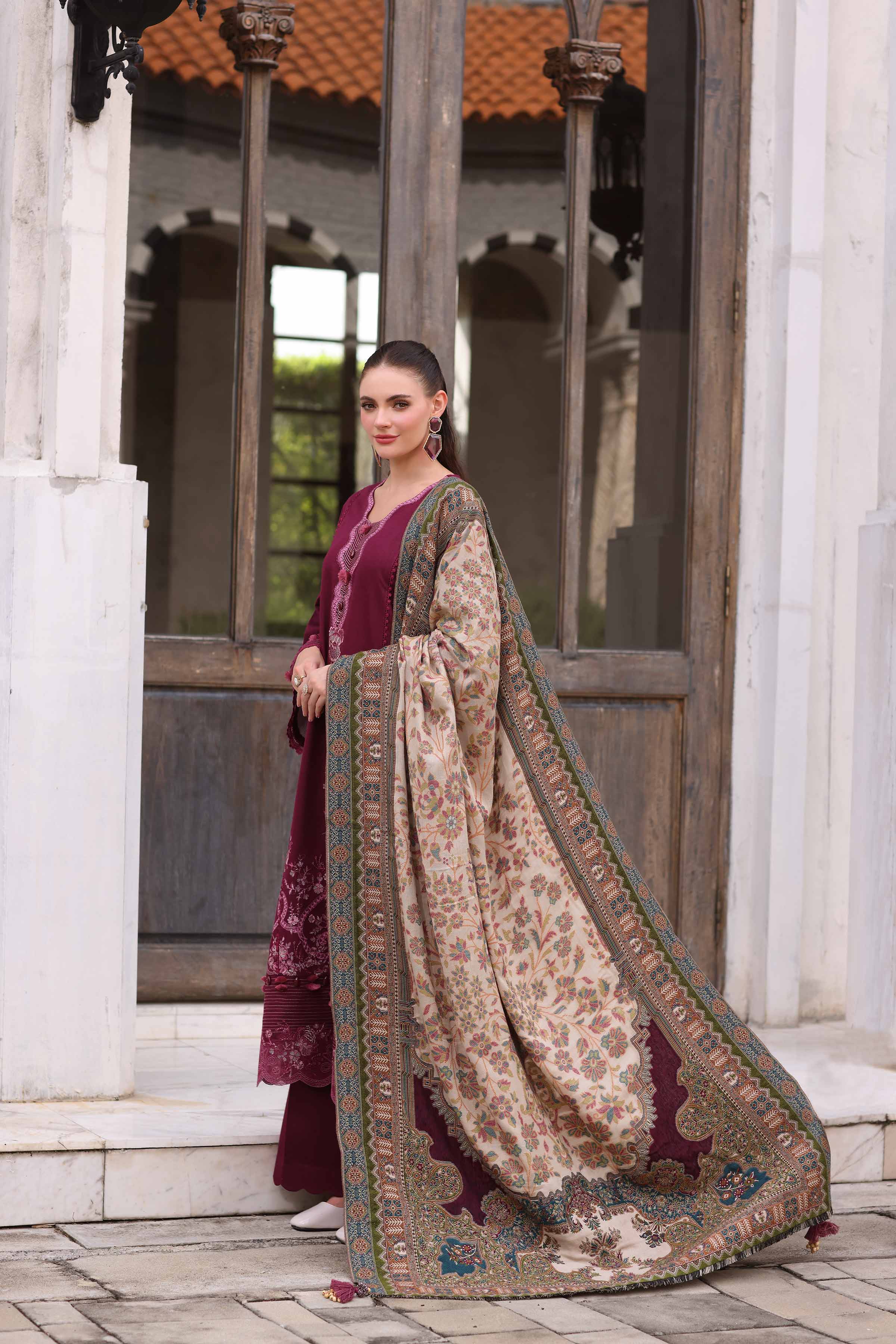 3 Piece - Embroidered Suit - 42503608 for Women - Unstitched Collection | Nishat | Shop Online