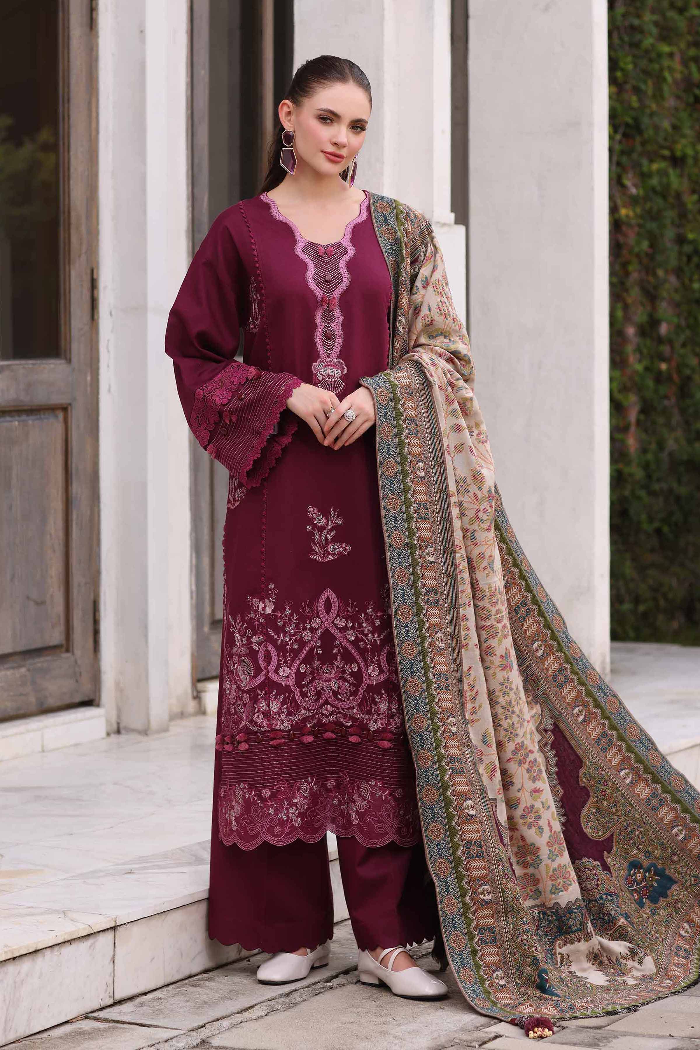 3 Piece - Embroidered Suit - 42503608 for Women - Unstitched Collection | Nishat | Shop Online