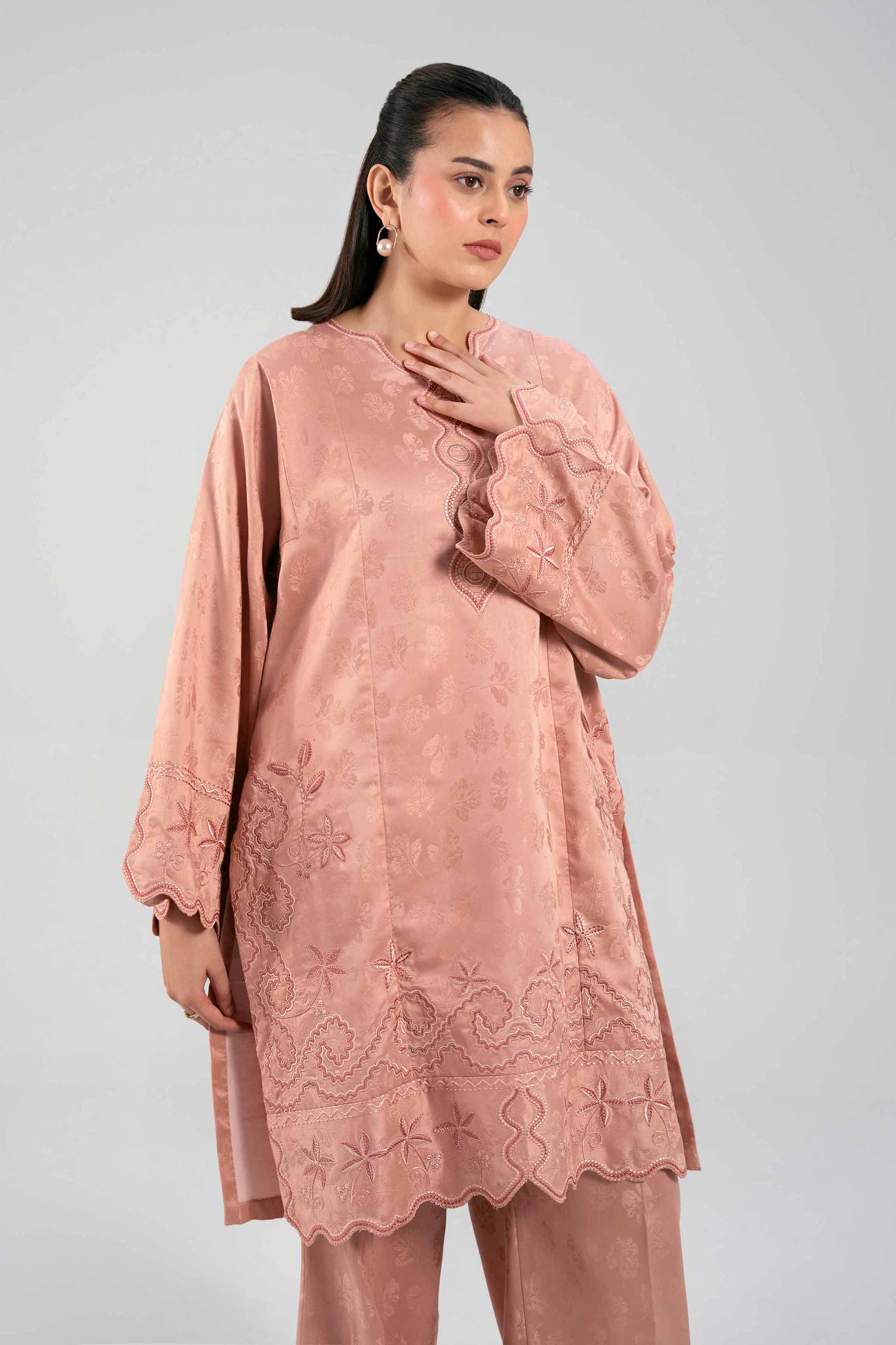 2 Piece - Embroidered Suit - 42503740 for Women - Unstitched Collection | Nishat | Shop Online