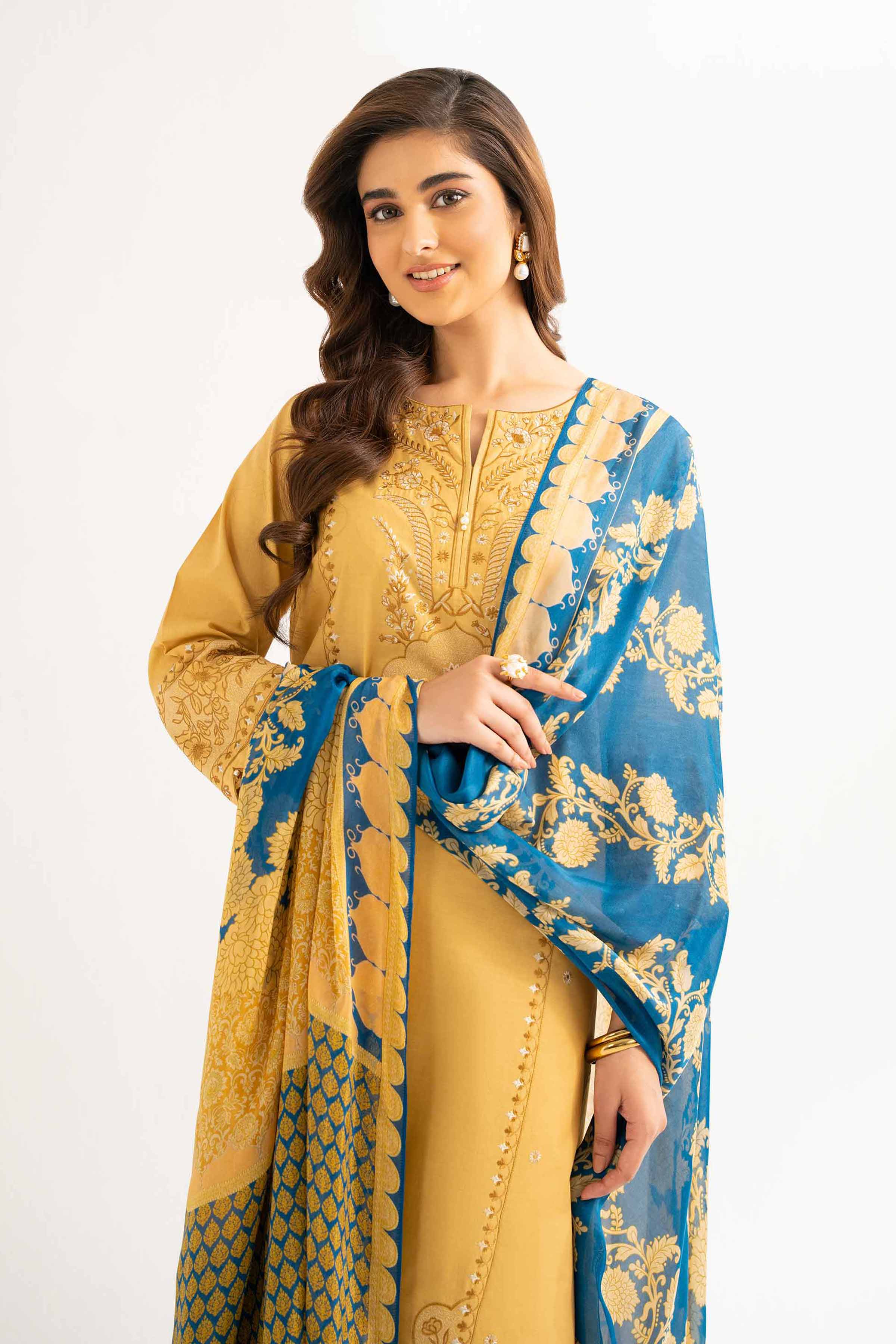 3 Piece - Printed Embroidered Suit - 42519168 for Women - Unstitched Collection | Nishat | Shop Online