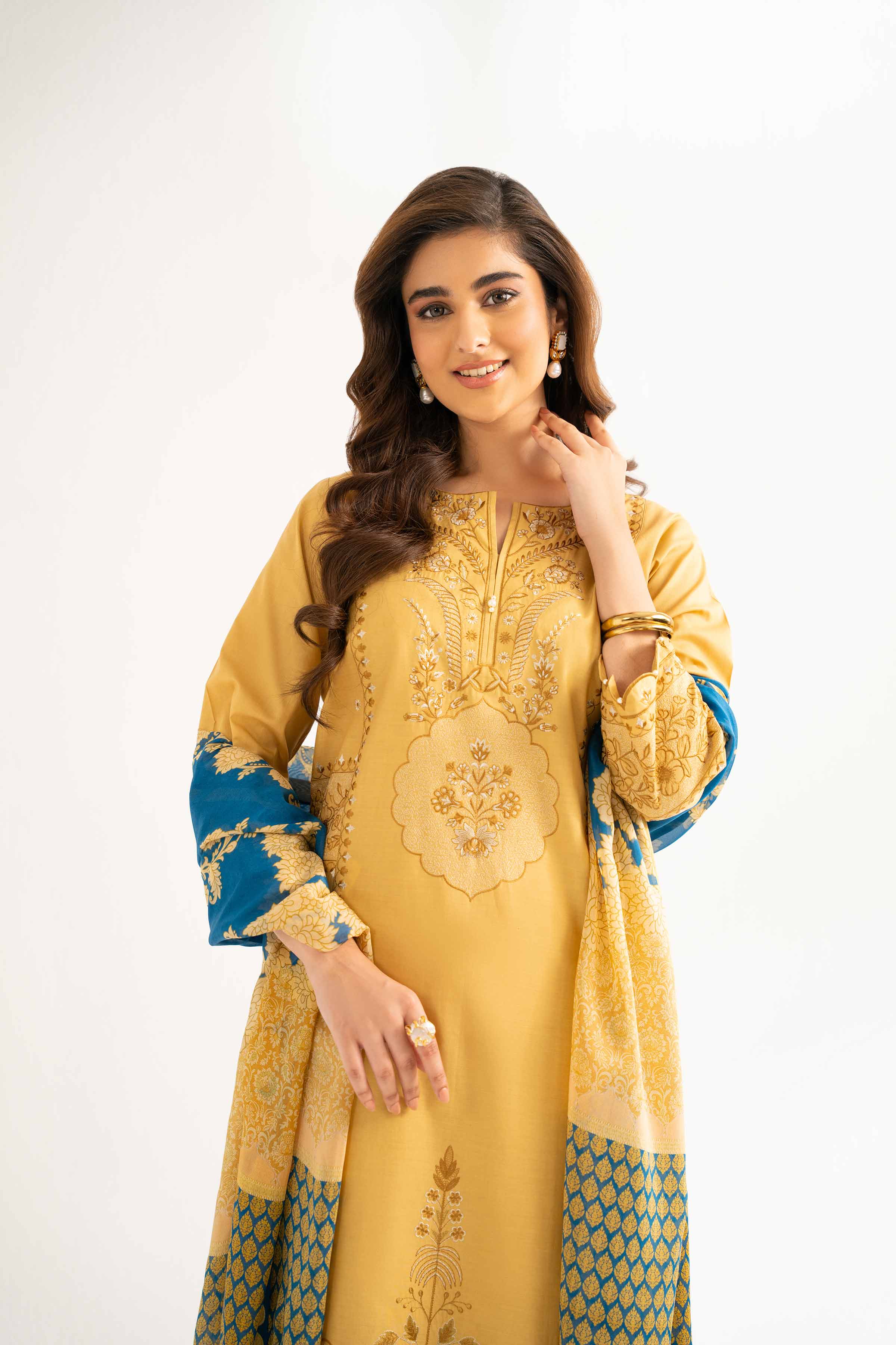 3 Piece - Printed Embroidered Suit - 42519168 for Women - Unstitched Collection | Nishat | Shop Online