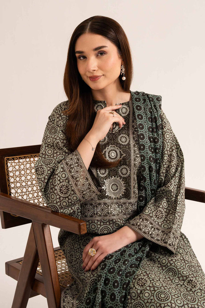 3 Piece - Printed Embroidered Suit - 42519179 for Women - Unstitched Collection | Nishat | Shop Online