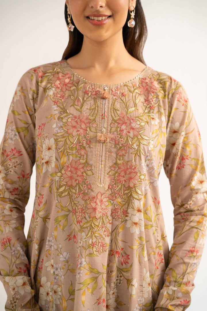 3 Piece - Printed Embroidered Suit - 42519402 for Women - Unstitched Collection | Nishat | Shop Online