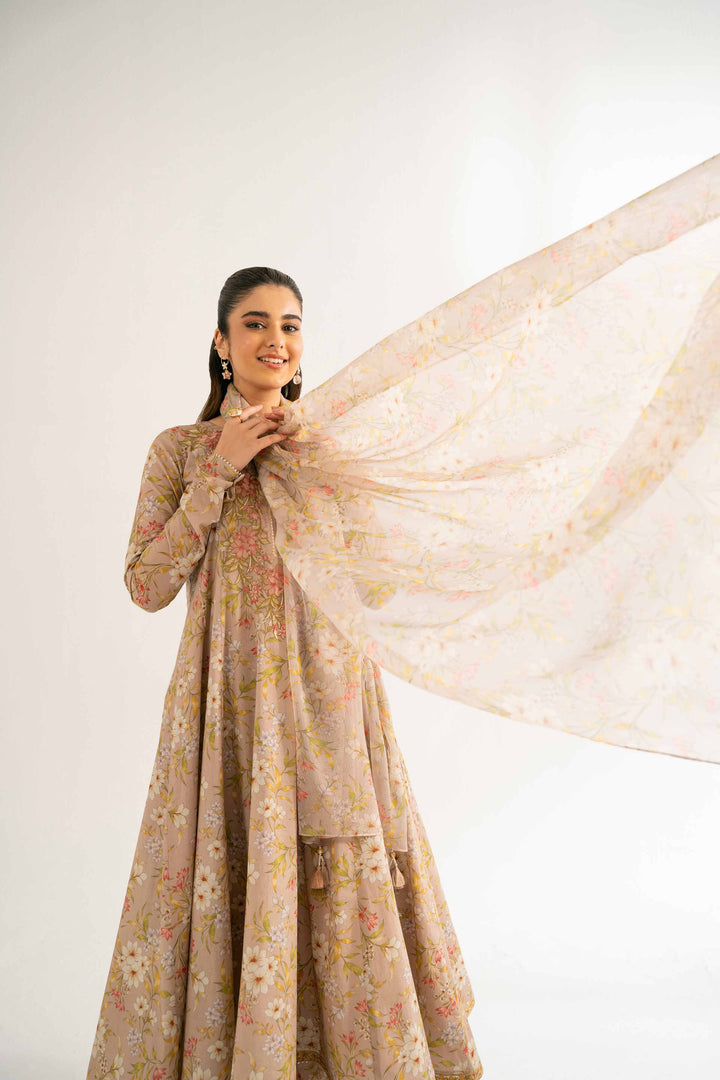 3 Piece - Printed Embroidered Suit - 42519402 for Women - Unstitched Collection | Nishat | Shop Online