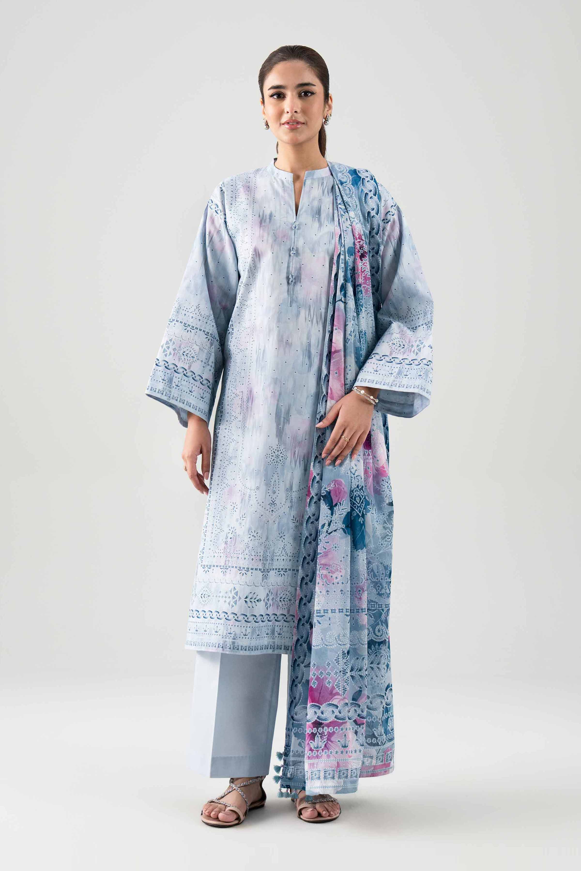 2 Piece - Digital Printed Suit - 42601002 for Women - Unstitched Collection | Nishat | Shop Online