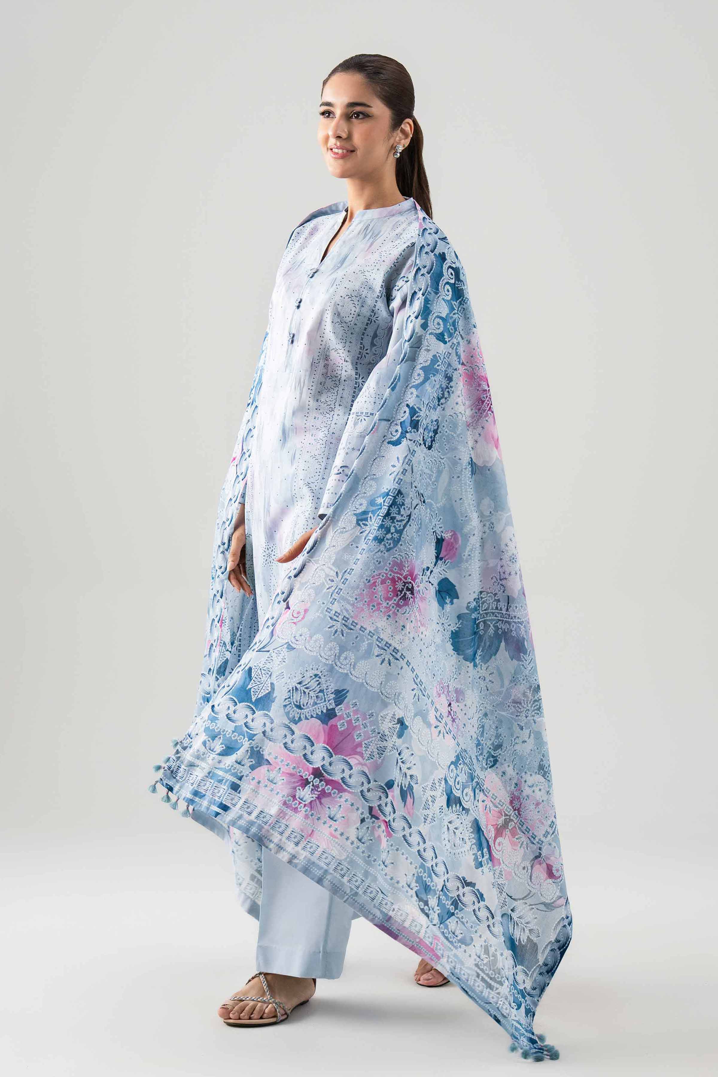 2 Piece - Digital Printed Suit - 42601002 for Women - Unstitched Collection | Nishat | Shop Online