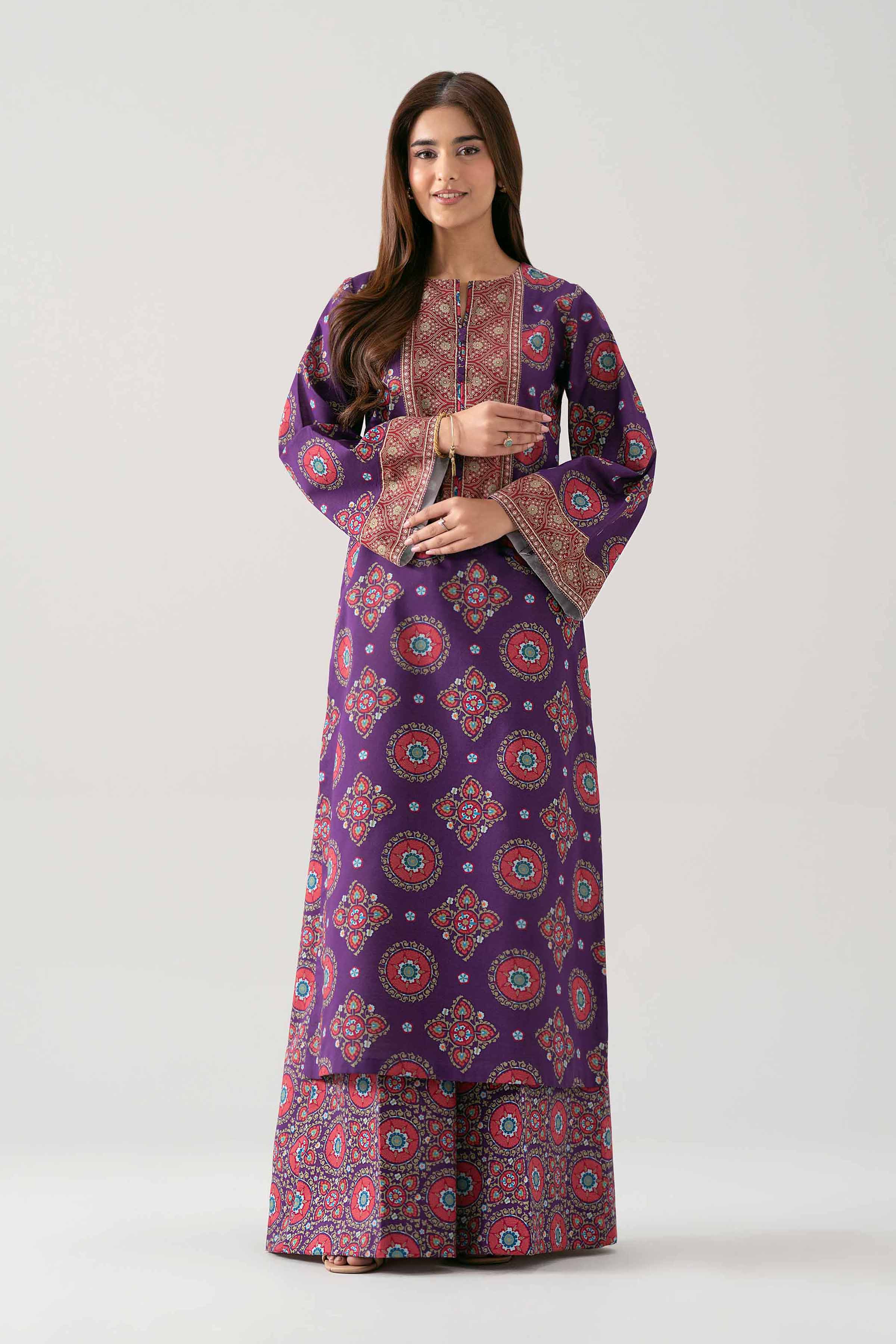 2 Piece - Printed Suit - 42601042 for Women - Unstitched Collection | Nishat | Shop Online