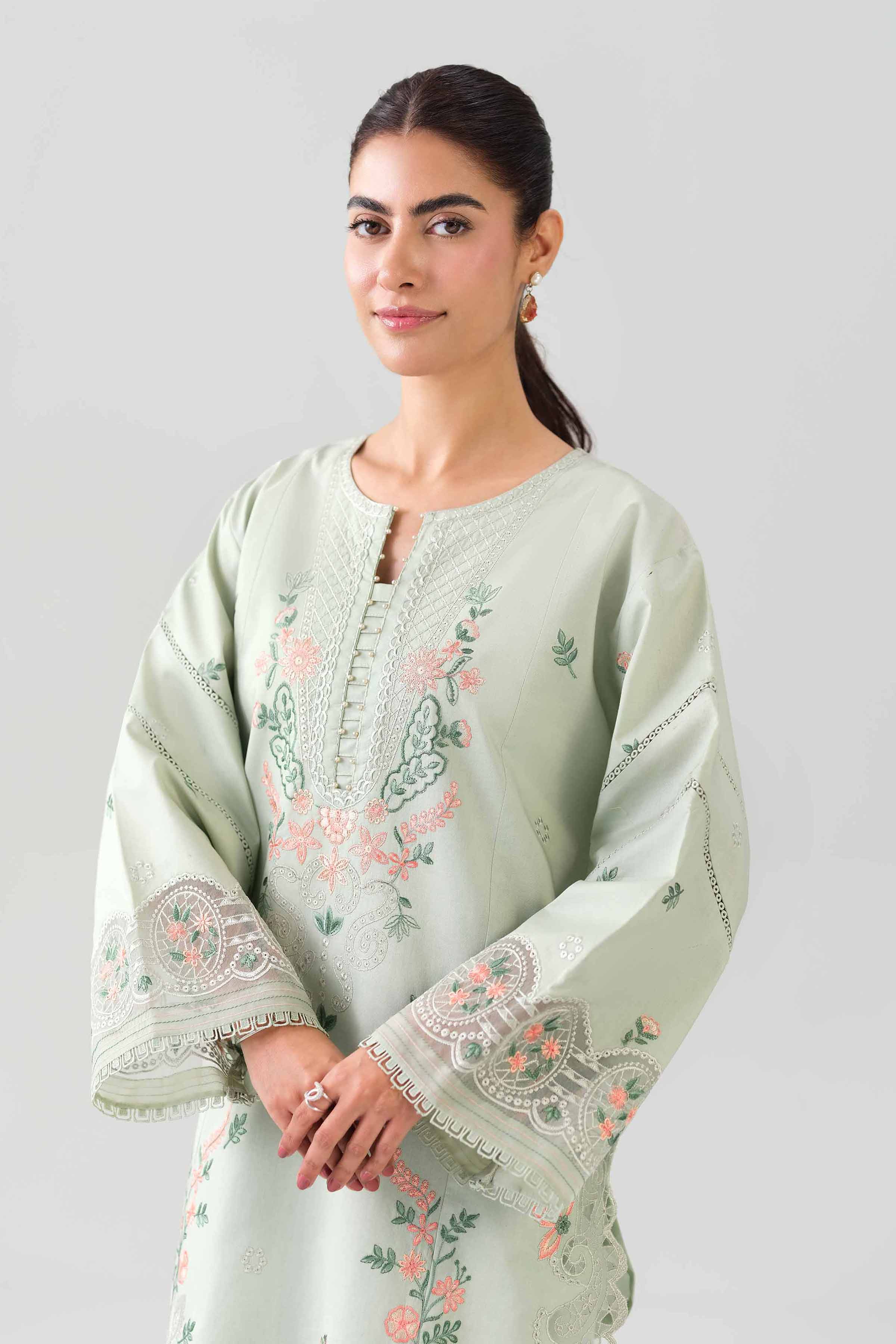 2 Piece - Embroidered Suit - 42601051 for Women - Unstitched Collection | Nishat | Shop Online