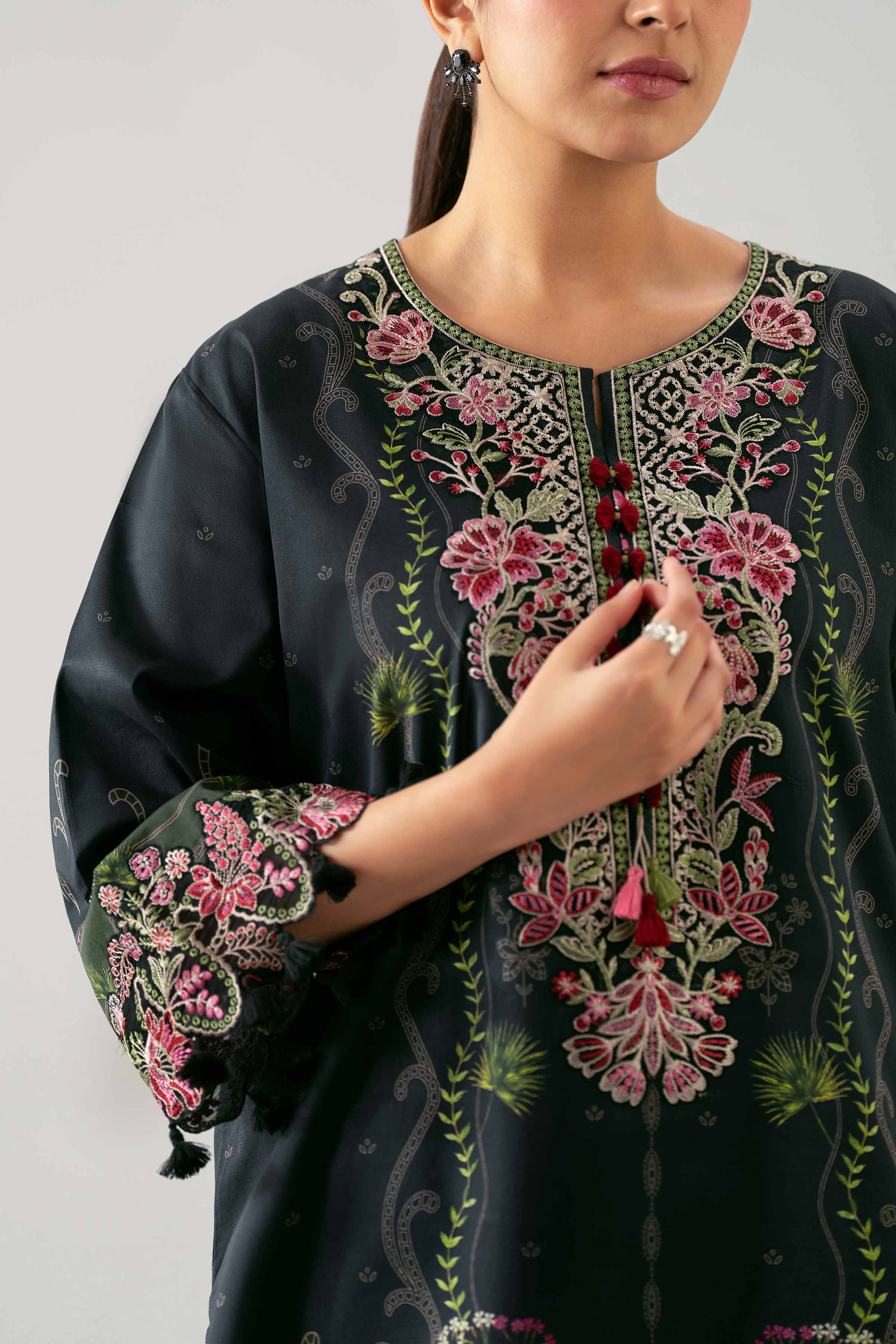 2 Piece - Digital Printed Embroidered Suit - 42601058 for Women - Unstitched Collection | Nishat | Shop Online