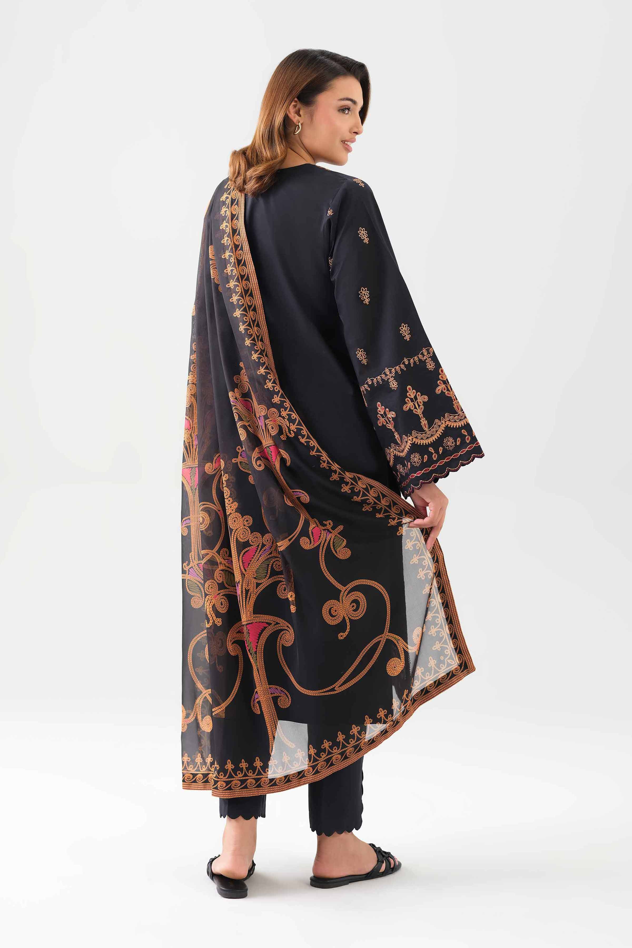 3 Piece - Digital Printed Embroidered Suit - 42601071 for Women - Unstitched Collection | Nishat | Shop Online