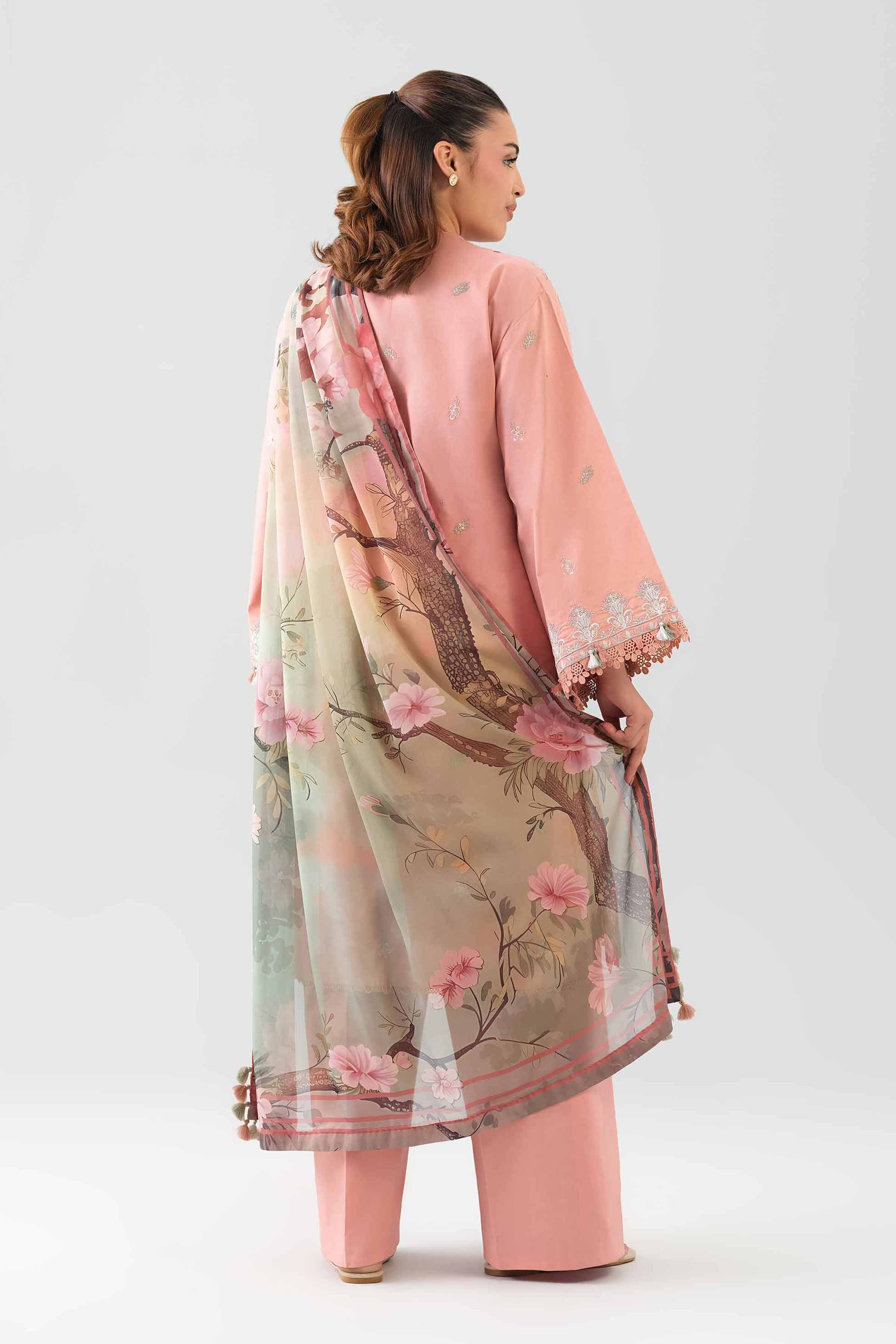 3 Piece - Digital Printed Embroidered Suit - 42601079 for Women - Unstitched Collection | Nishat | Shop Online