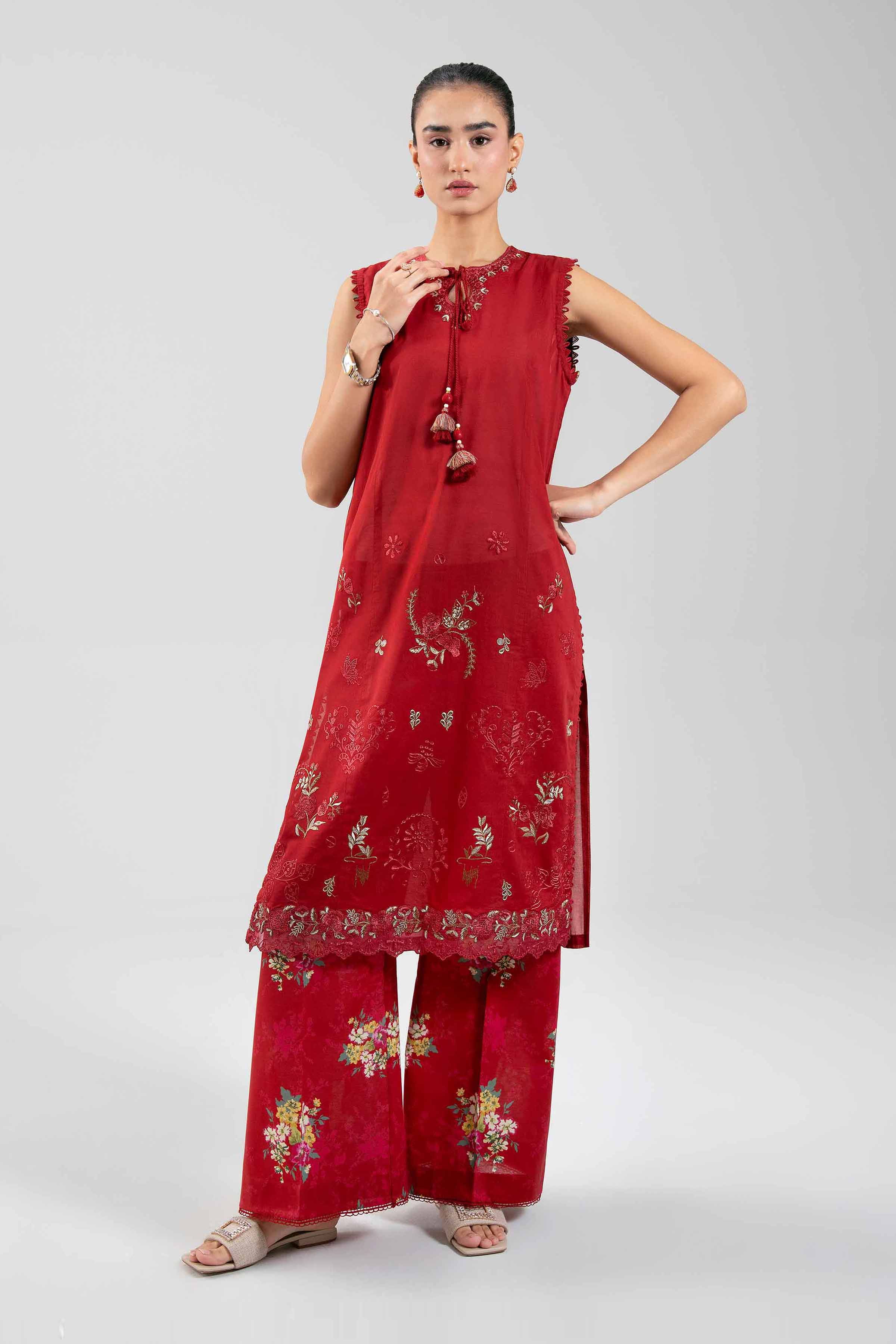 2 Piece - Digital Printed Embroidered Suit - 42601086 for Women - Unstitched Collection | Nishat | Shop Online
