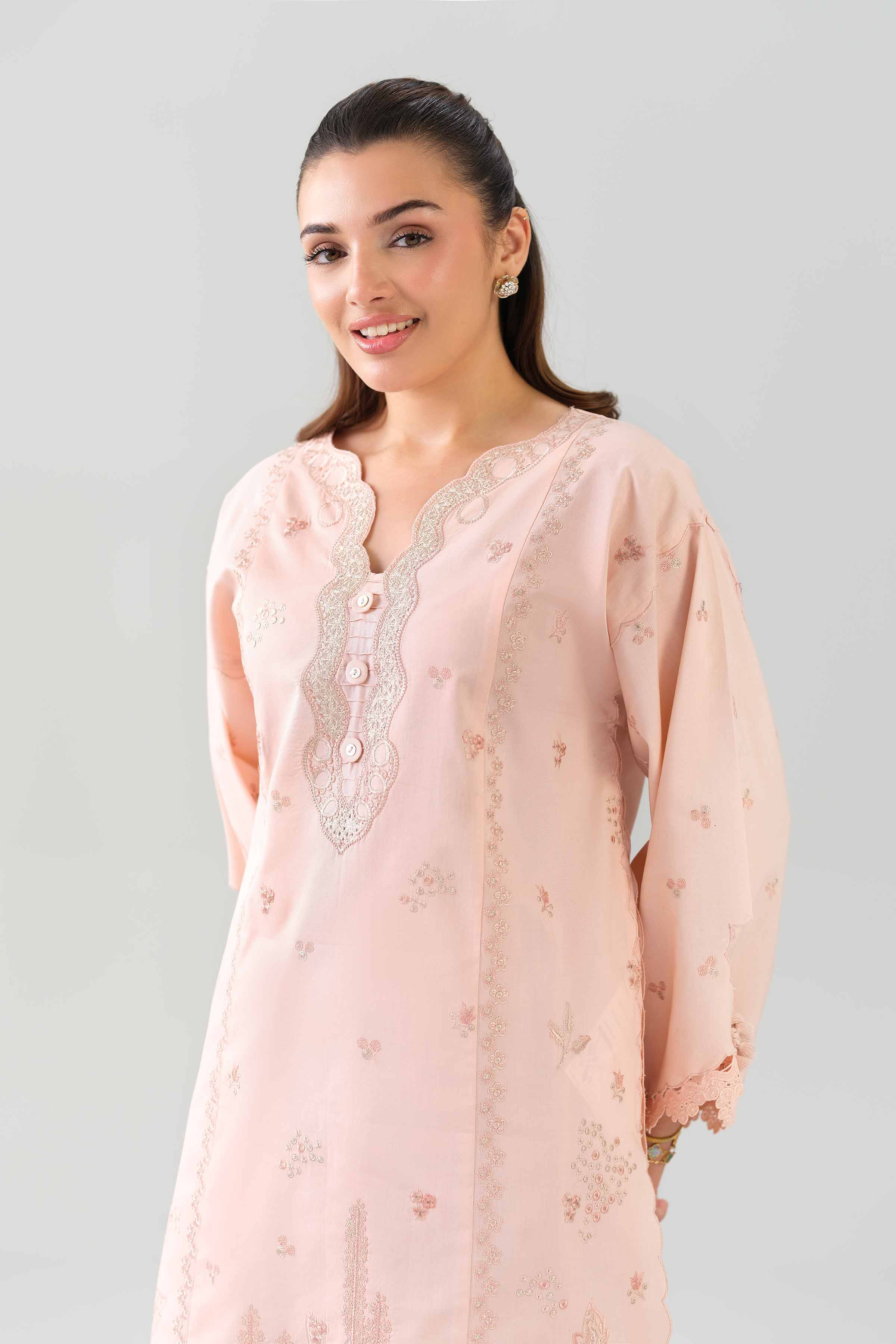 2 Piece - Embroidered Suit - 42601093 for Women - Unstitched Collection | Nishat | Shop Online