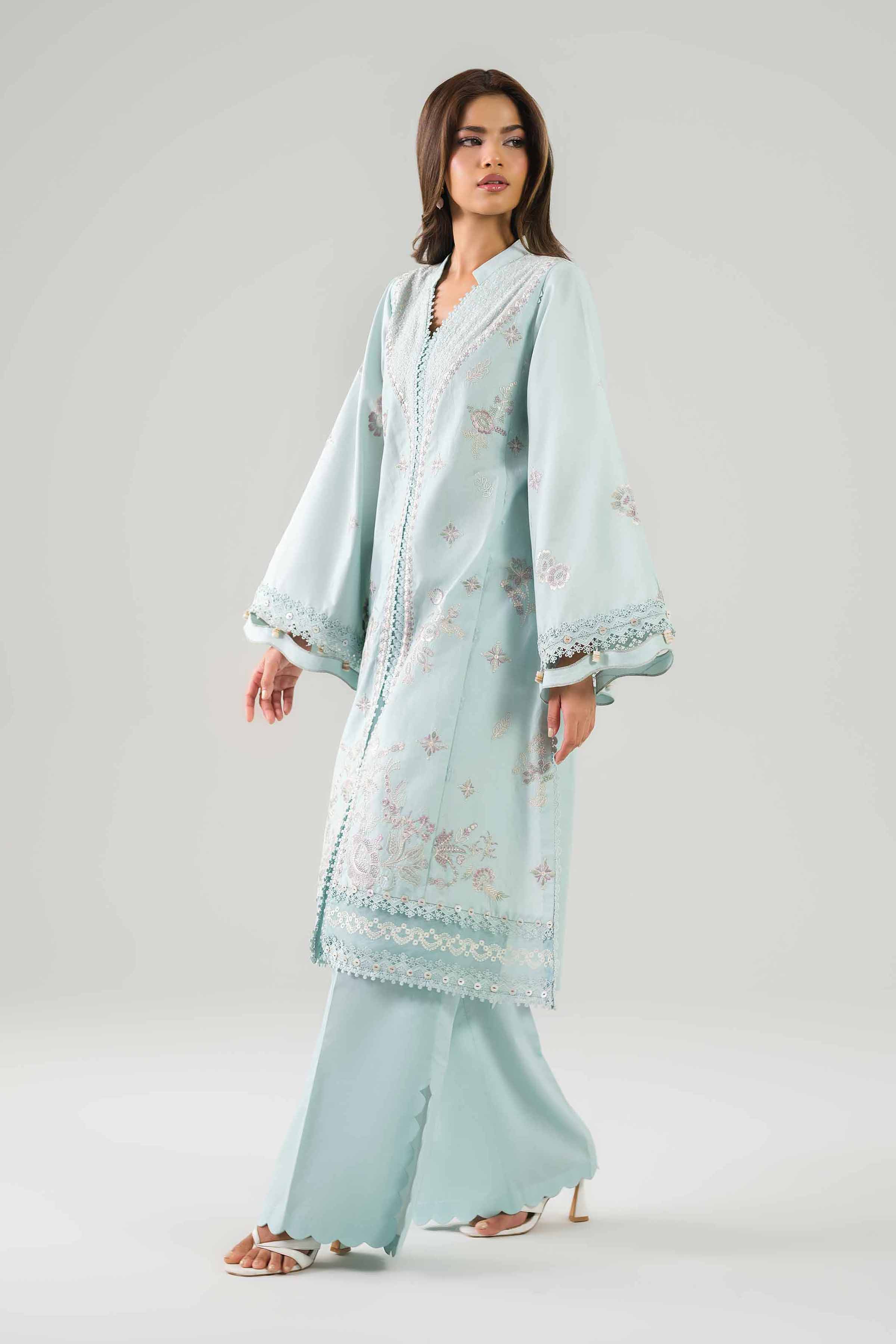 2 Piece - Embroidered Suit - 42601096 for Women - Unstitched Collection | Nishat | Shop Online