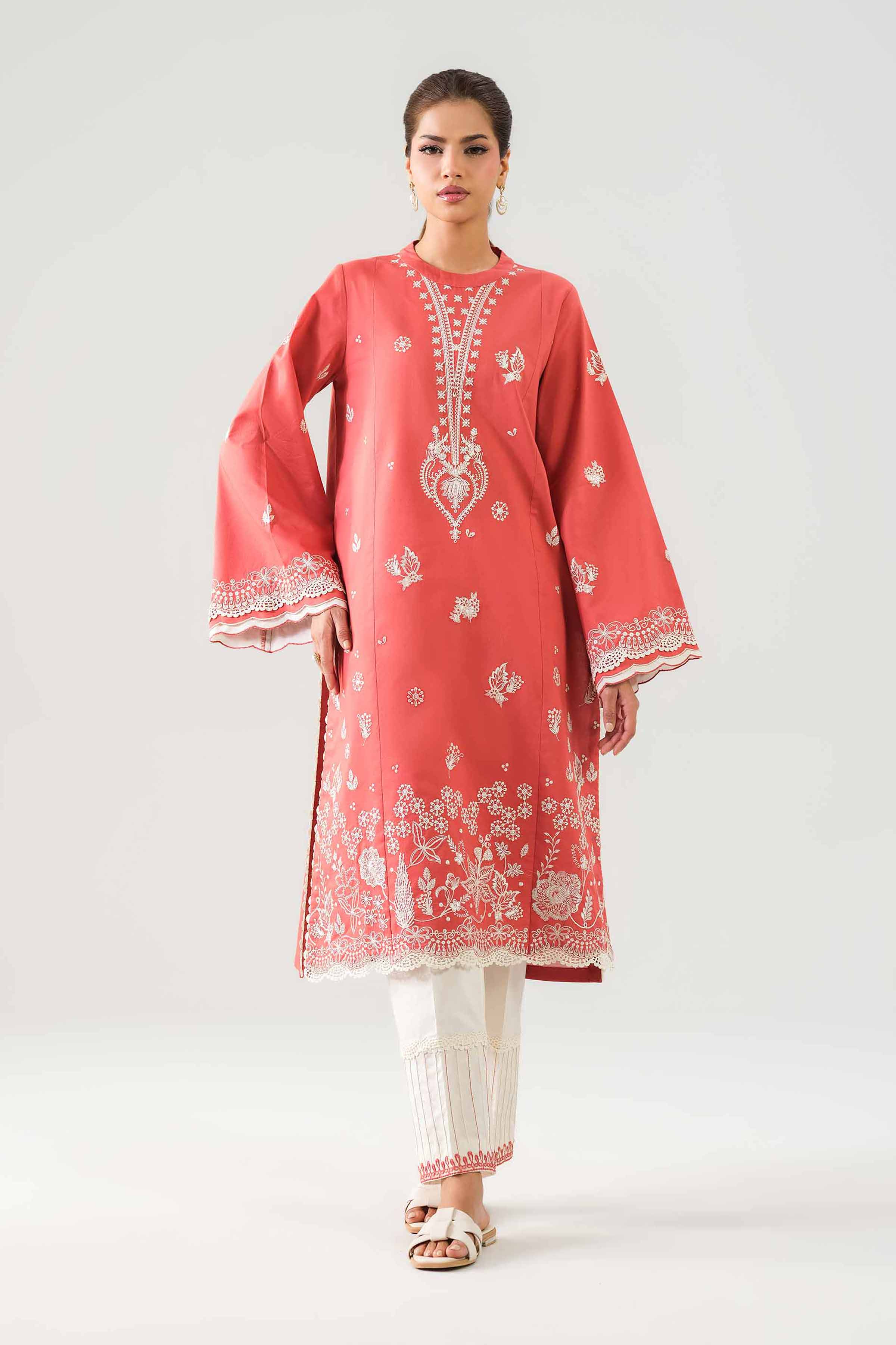 2 Piece - Embroidered Suit - 42601100 for Women - Unstitched Collection | Nishat | Shop Online