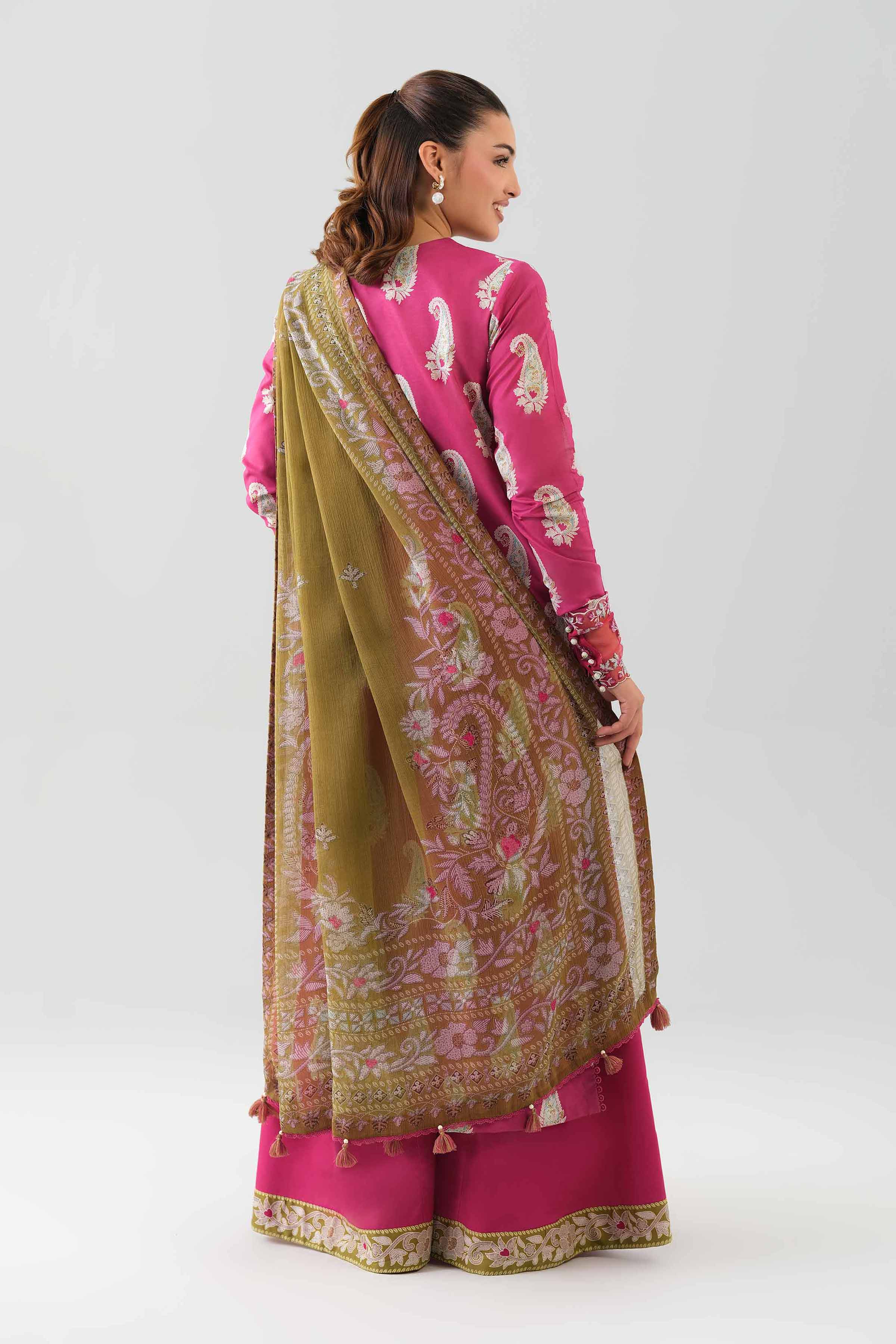 3 Piece - Digital Printed Embroidered Suit - 42601143 for Women - Unstitched Collection | Nishat | Shop Online