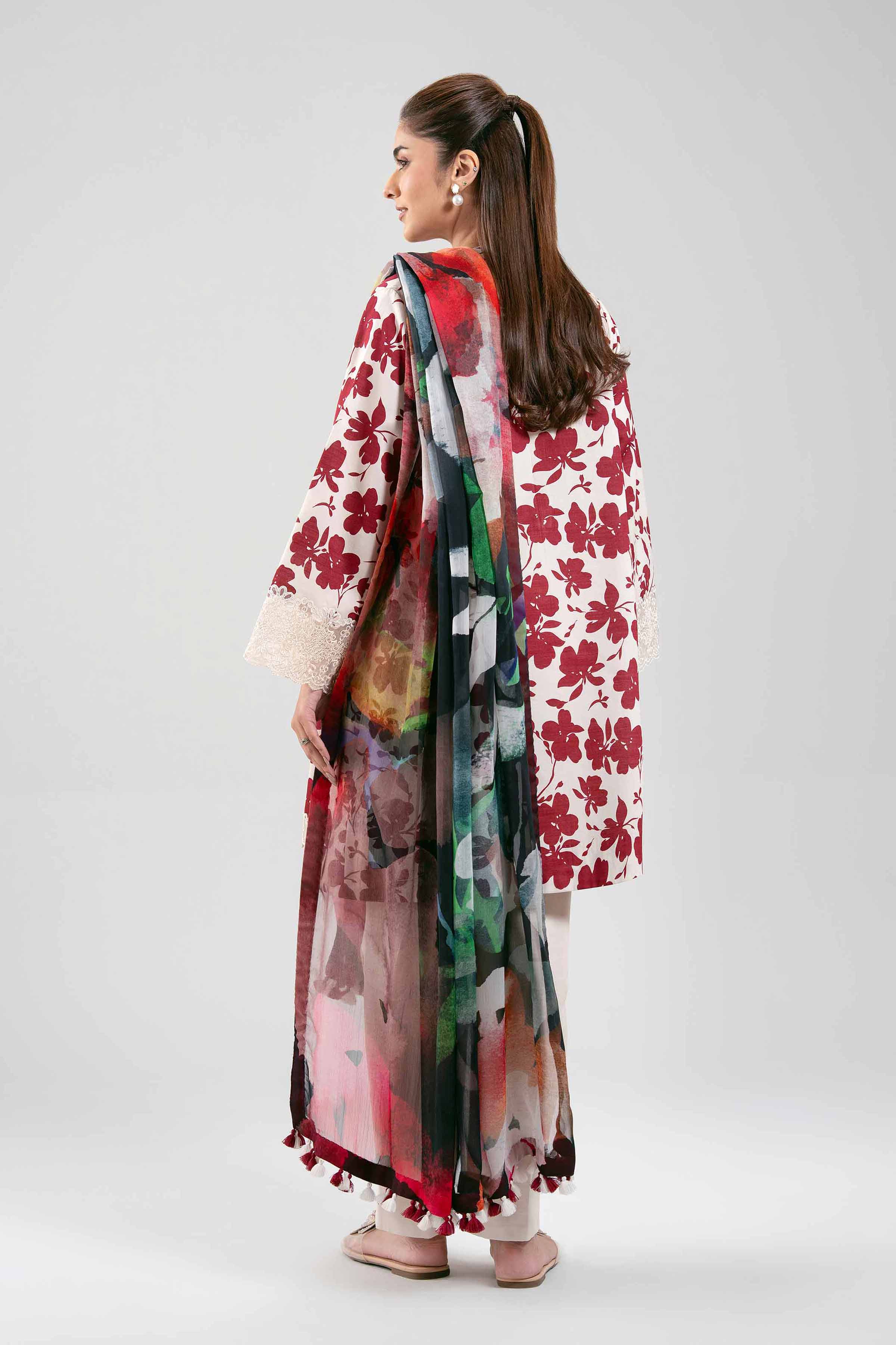3 Piece - Digital Printed Embroidered Suit - 42601219 for Women - Unstitched Collection | Nishat | Shop Online