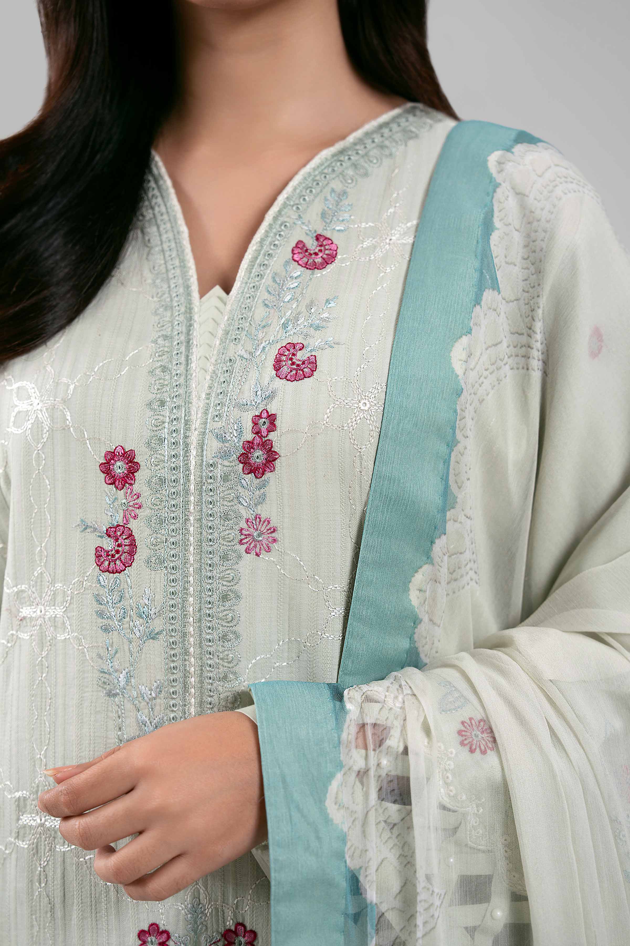 3 Piece - Digital Printed Embroidered Suit - 42601315 for Women - Unstitched Collection | Nishat | Shop Online