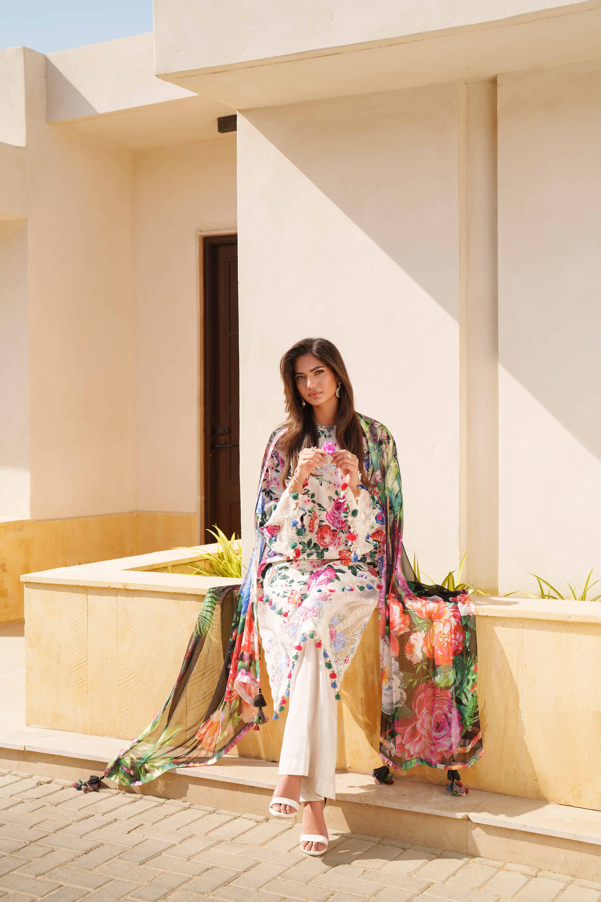 3 Piece - Digital Printed Embroidered Suit - 42601331 for Women - Unstitched Collection | Nishat | Shop Online