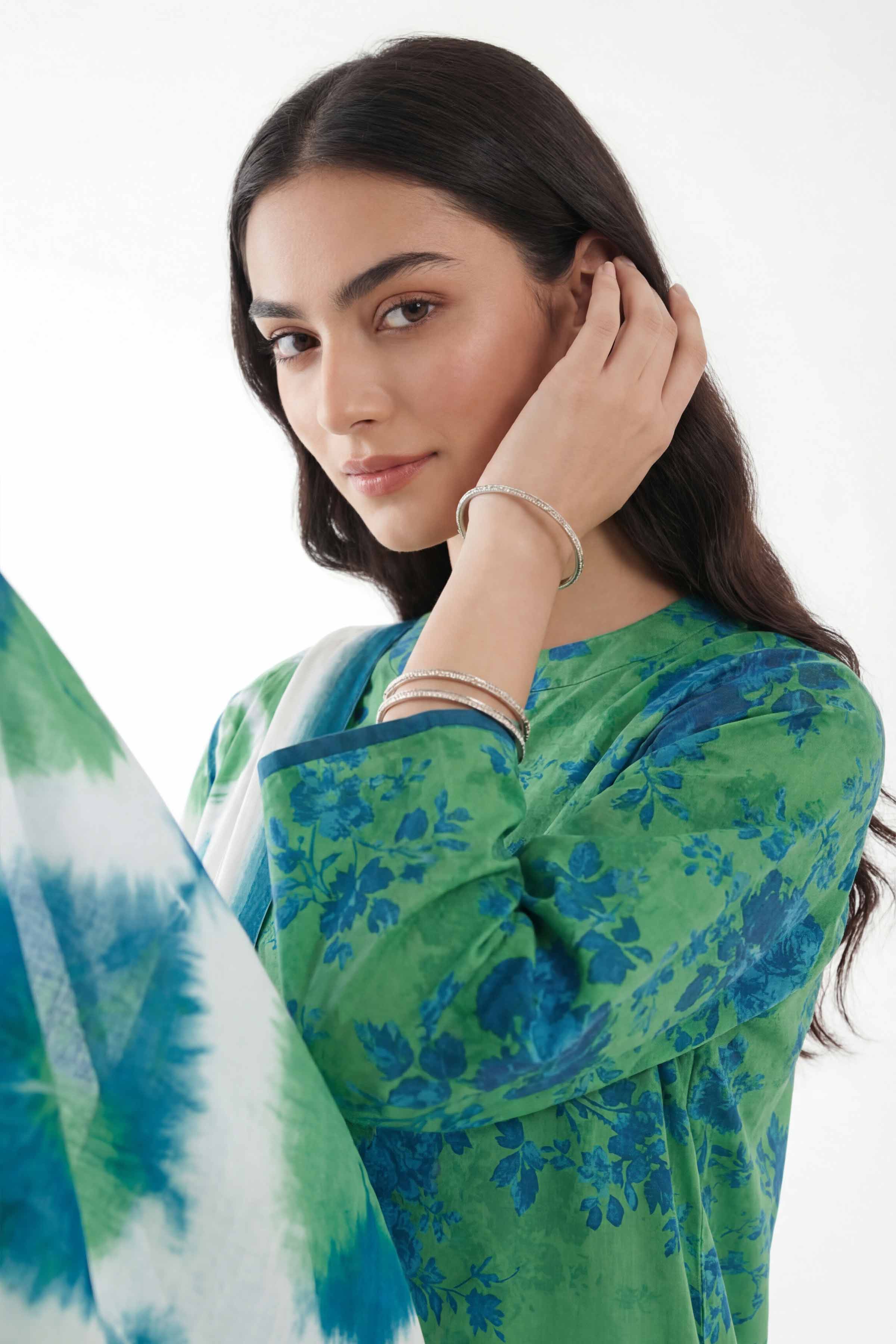 3 Piece - Digital Printed Suit - 42601479 for Women - Unstitched Collection | Nishat | Shop Online