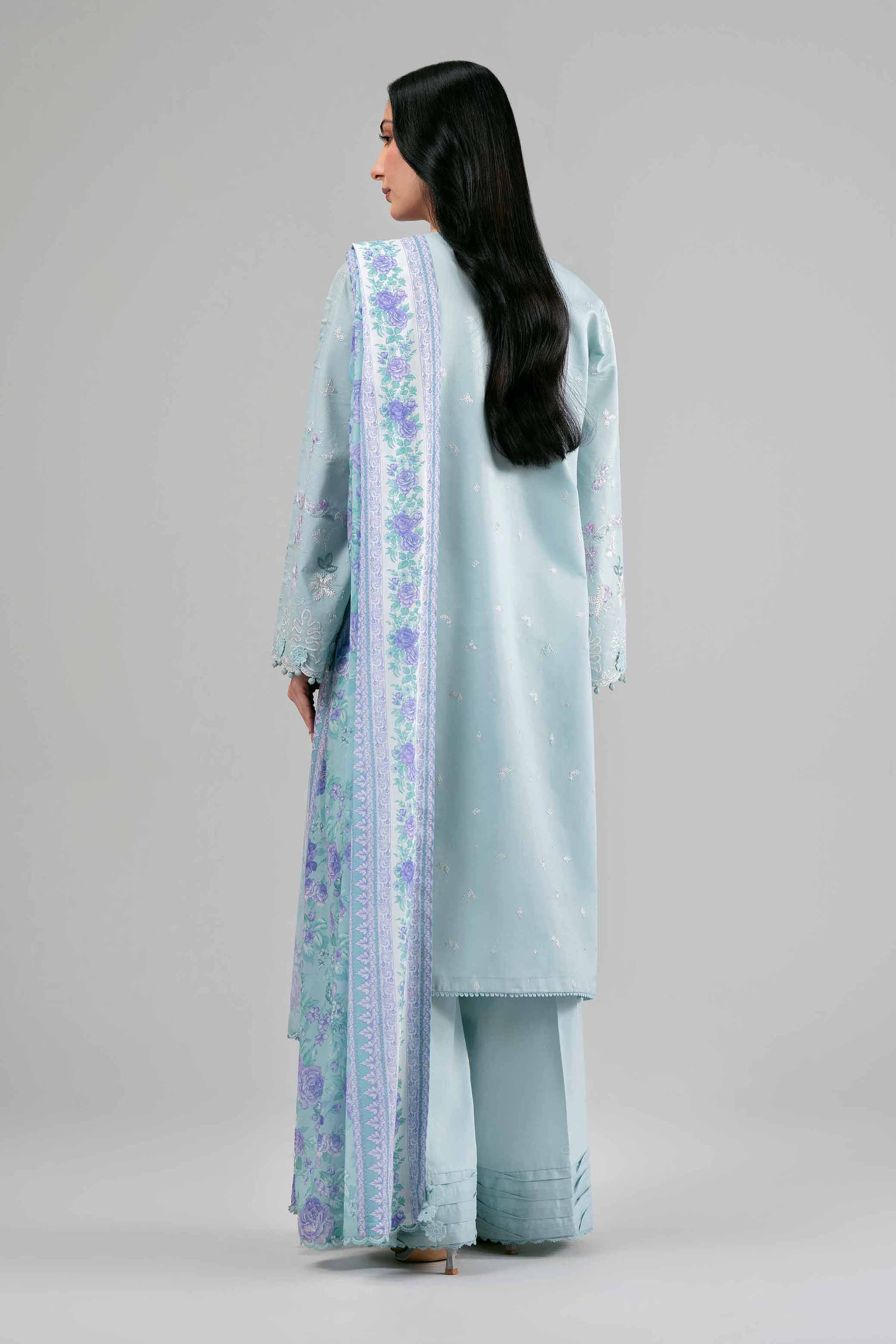 3 Piece - Printed Embroidered Suit - 42601541 for Women - Unstitched Collection | Nishat | Shop Online