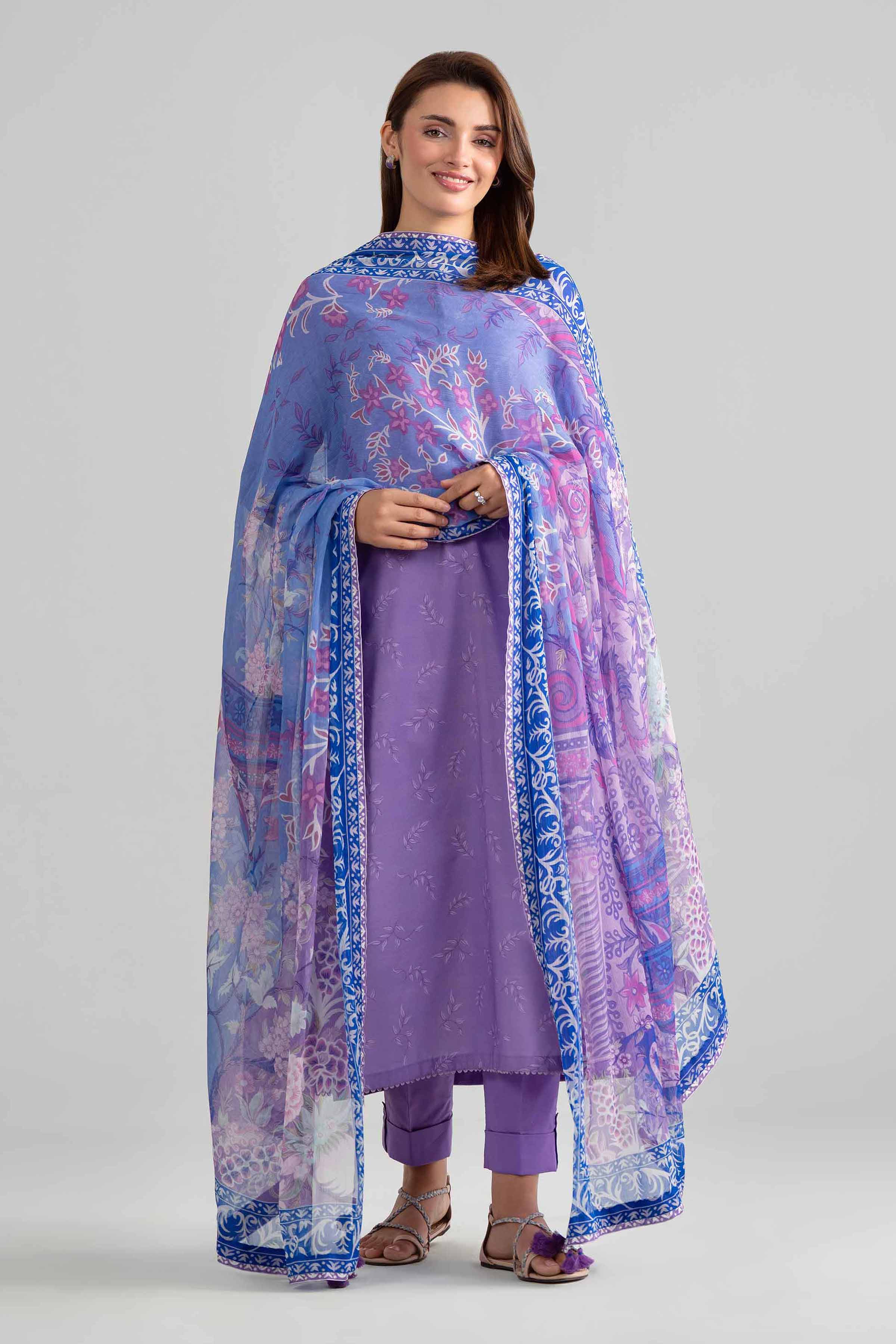 2 Piece - Digital Printed Suit - 42601601 for Women - Unstitched Collection | Nishat | Shop Online