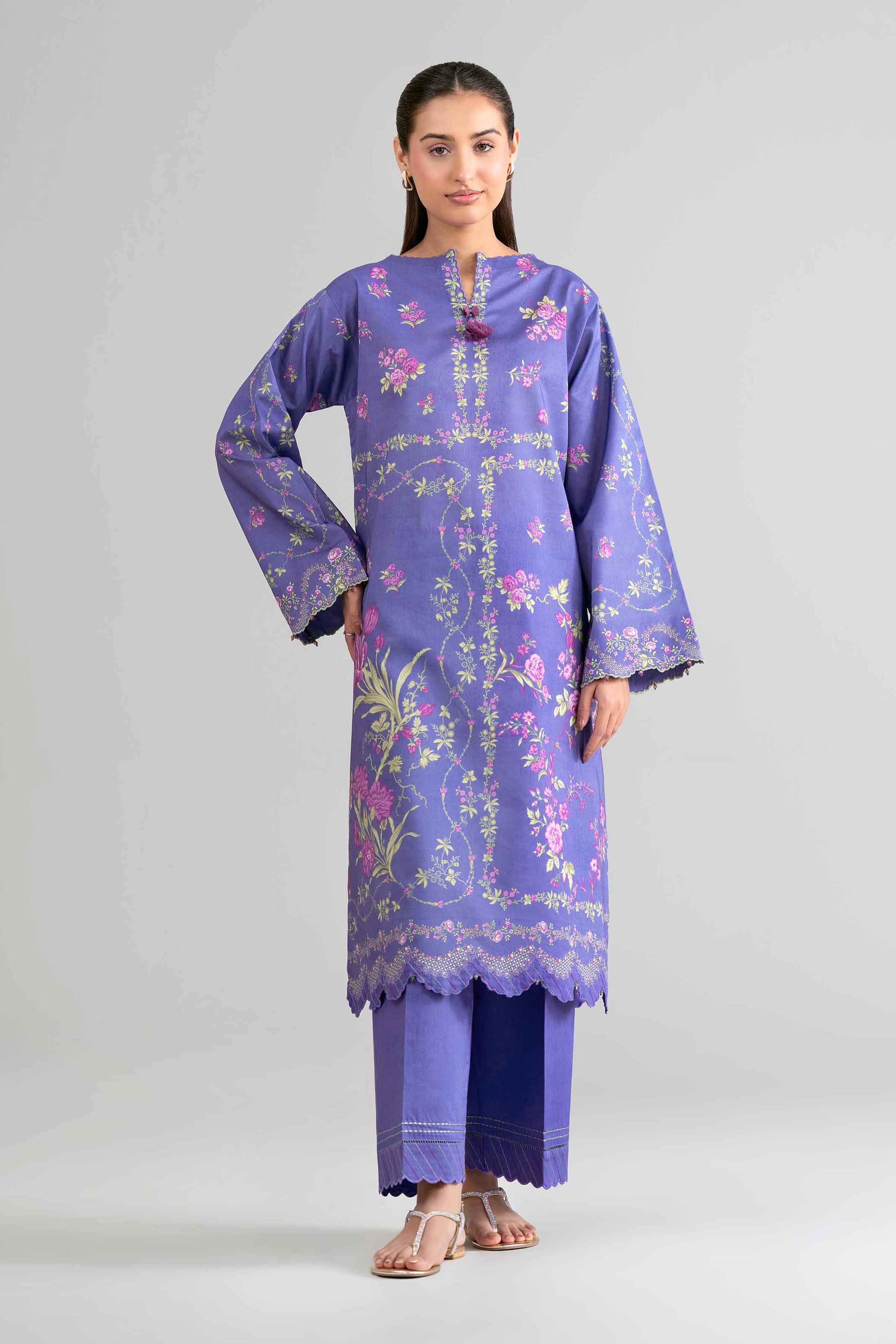 2 Piece - Digital Printed Suit - 42601620 for Women - Unstitched Collection | Nishat | Shop Online