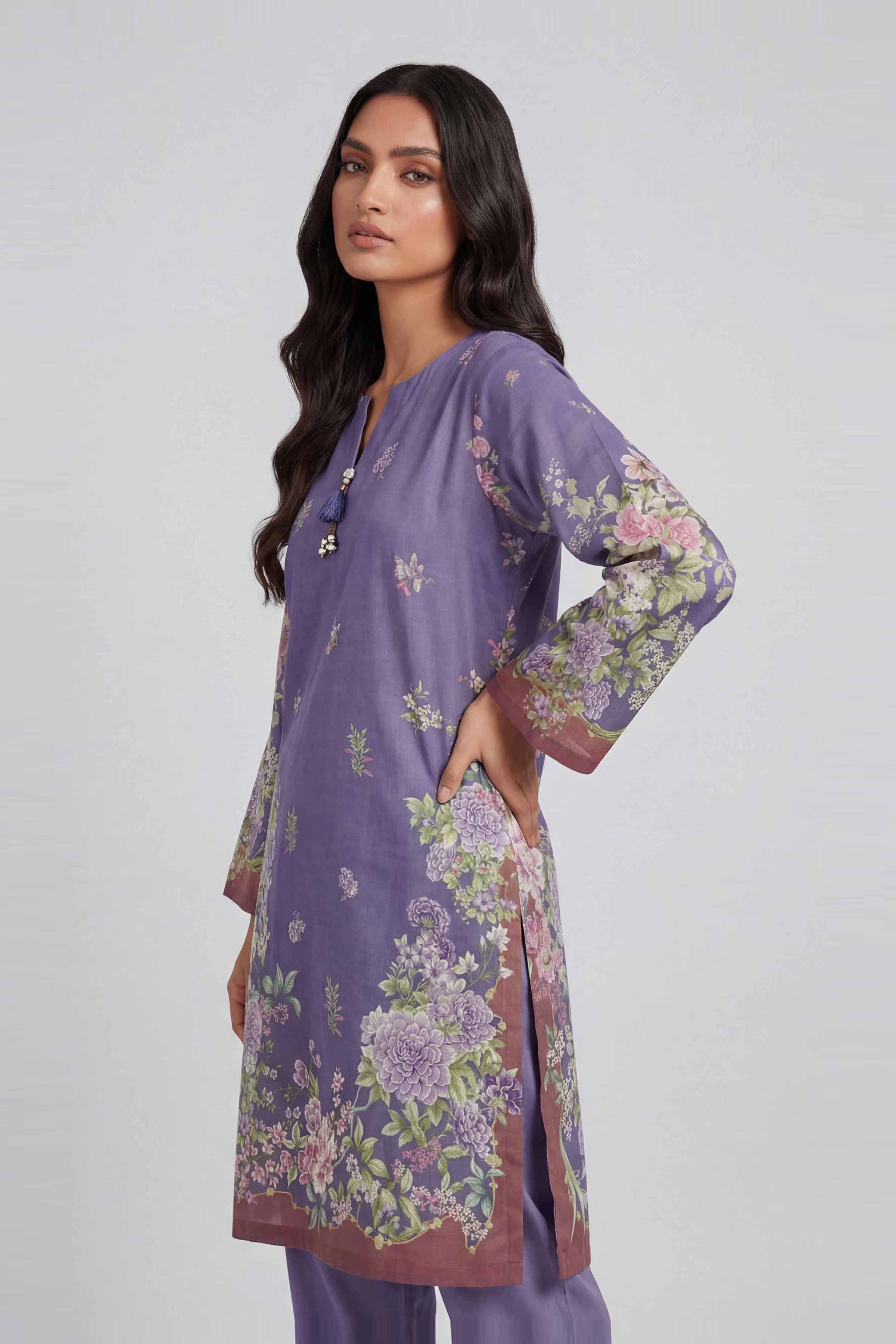 2 Piece - Digital Printed Suit - 42601621 for Women - Unstitched Collection | Nishat | Shop Online