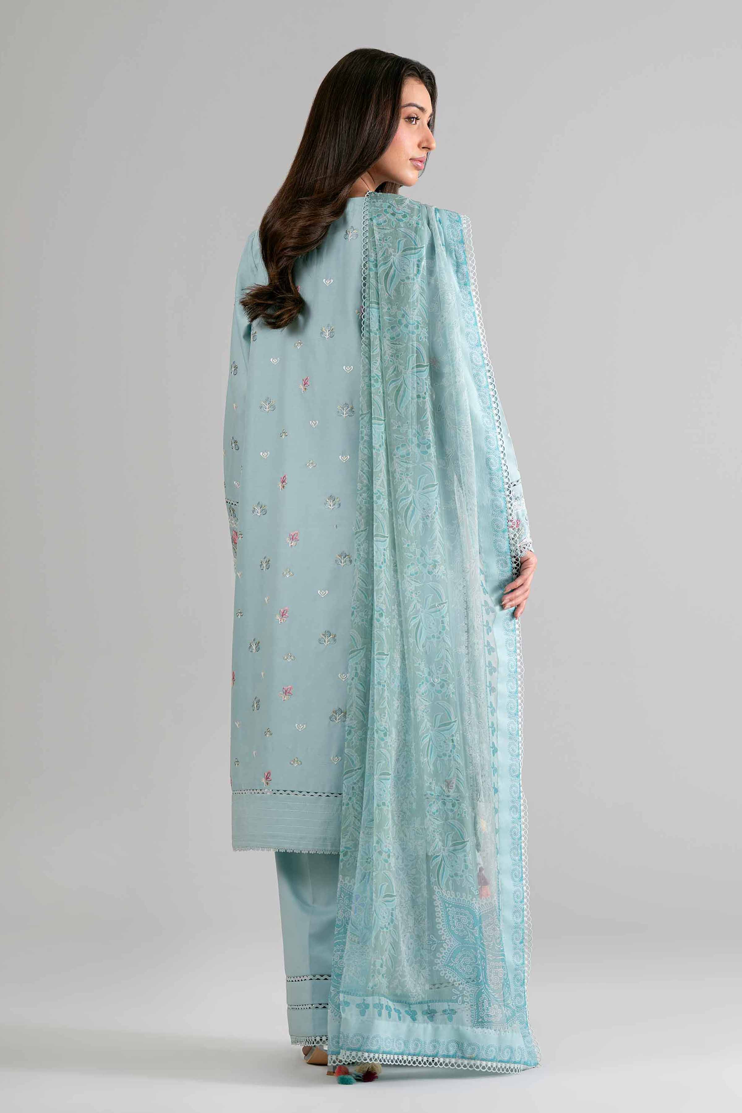 3 Piece - Digital Printed Embroidered Suit - 42601697 for Women - Unstitched Collection | Nishat | Shop Online