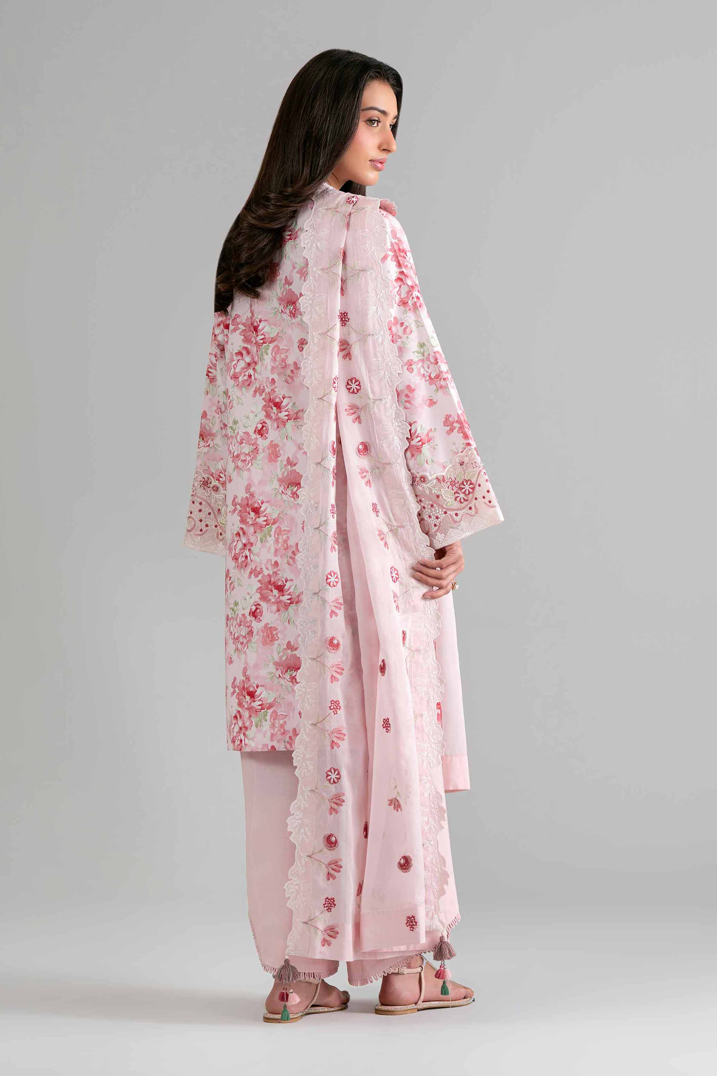 3 Piece - Printed Embroidered Suit - 42601724 for Women - Unstitched Collection | Nishat | Shop Online