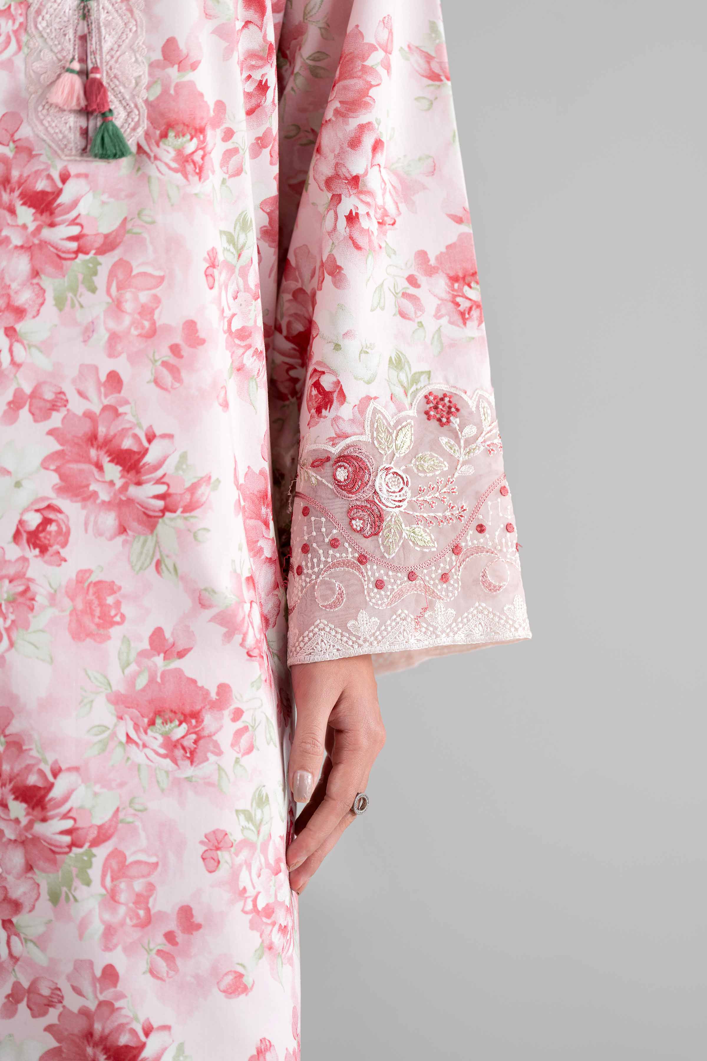 3 Piece - Printed Embroidered Suit - 42601724 for Women - Unstitched Collection | Nishat | Shop Online