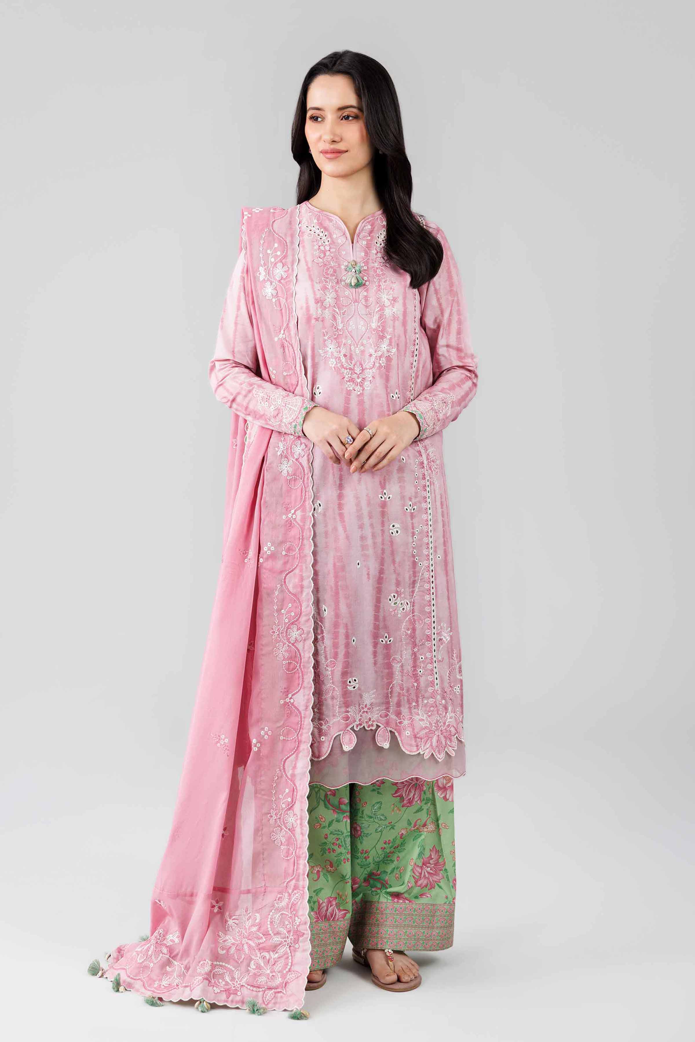 3 Piece - Printed Embroidered Suit - 42601810 for Women - Unstitched Collection | Nishat | Shop Online
