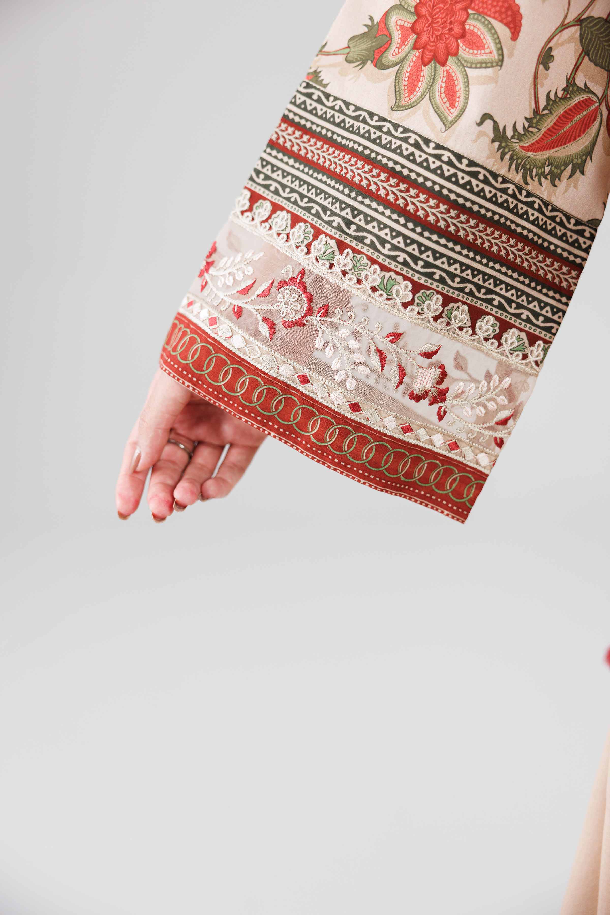 3 Piece - Printed Embroidered Suit - 42601814 for Women - Unstitched Collection | Nishat | Shop Online
