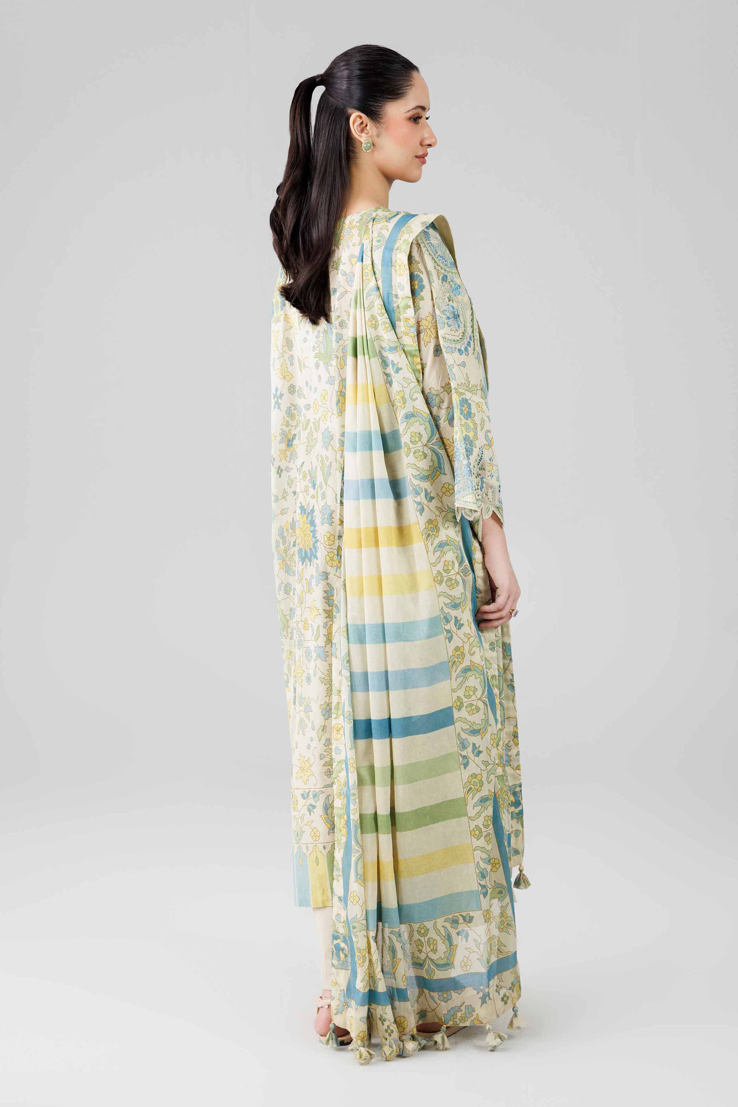 3 Piece - Digital Printed Embroidered Suit - 42601838 for Women - Unstitched Collection | Nishat | Shop Online