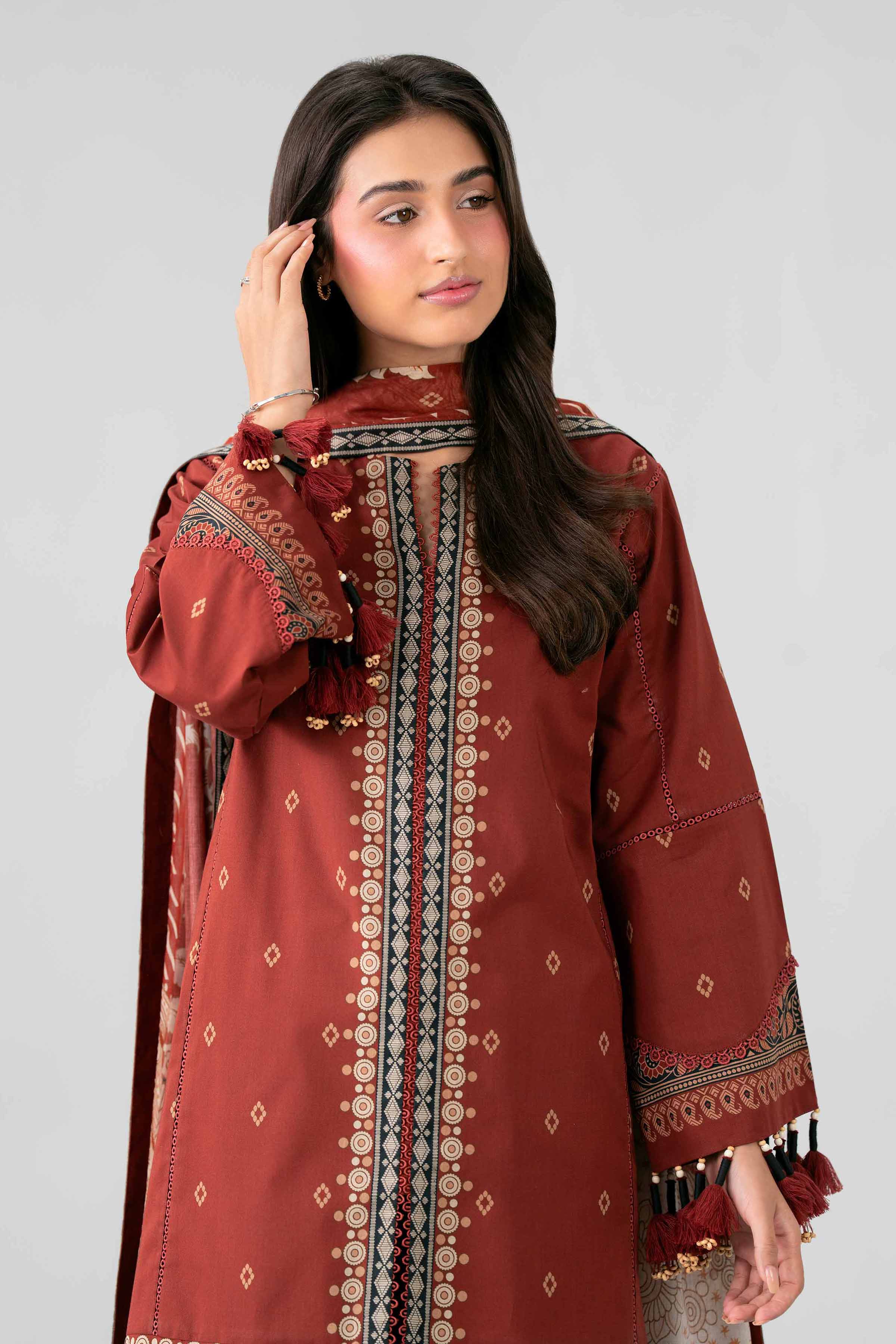 3 Piece - Digital Printed Suit - 42601850 for Women - Unstitched Collection | Nishat | Shop Online