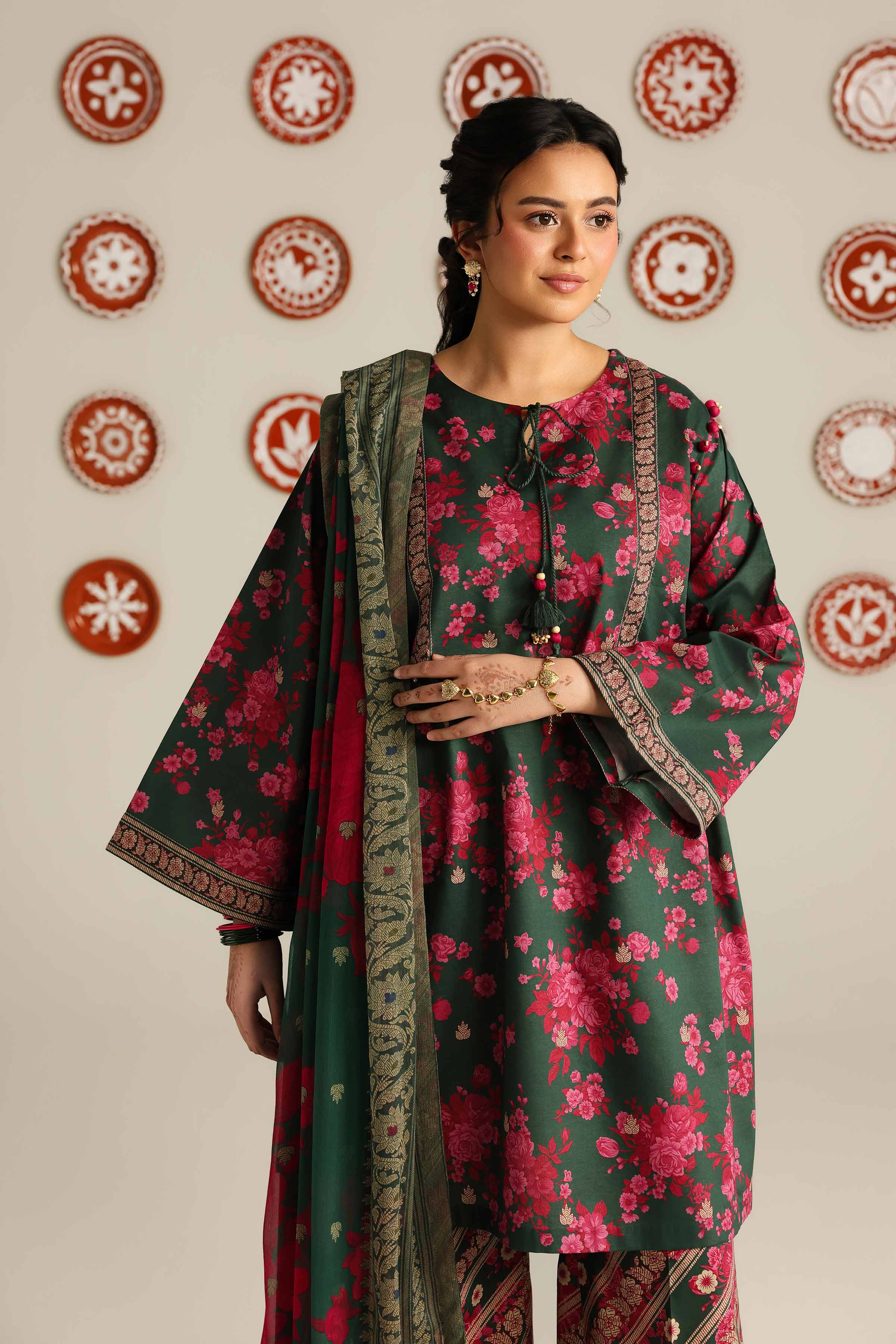 3 Piece - Digital Printed Suit - 42601899 for Women - Unstitched Collection | Nishat | Shop Online