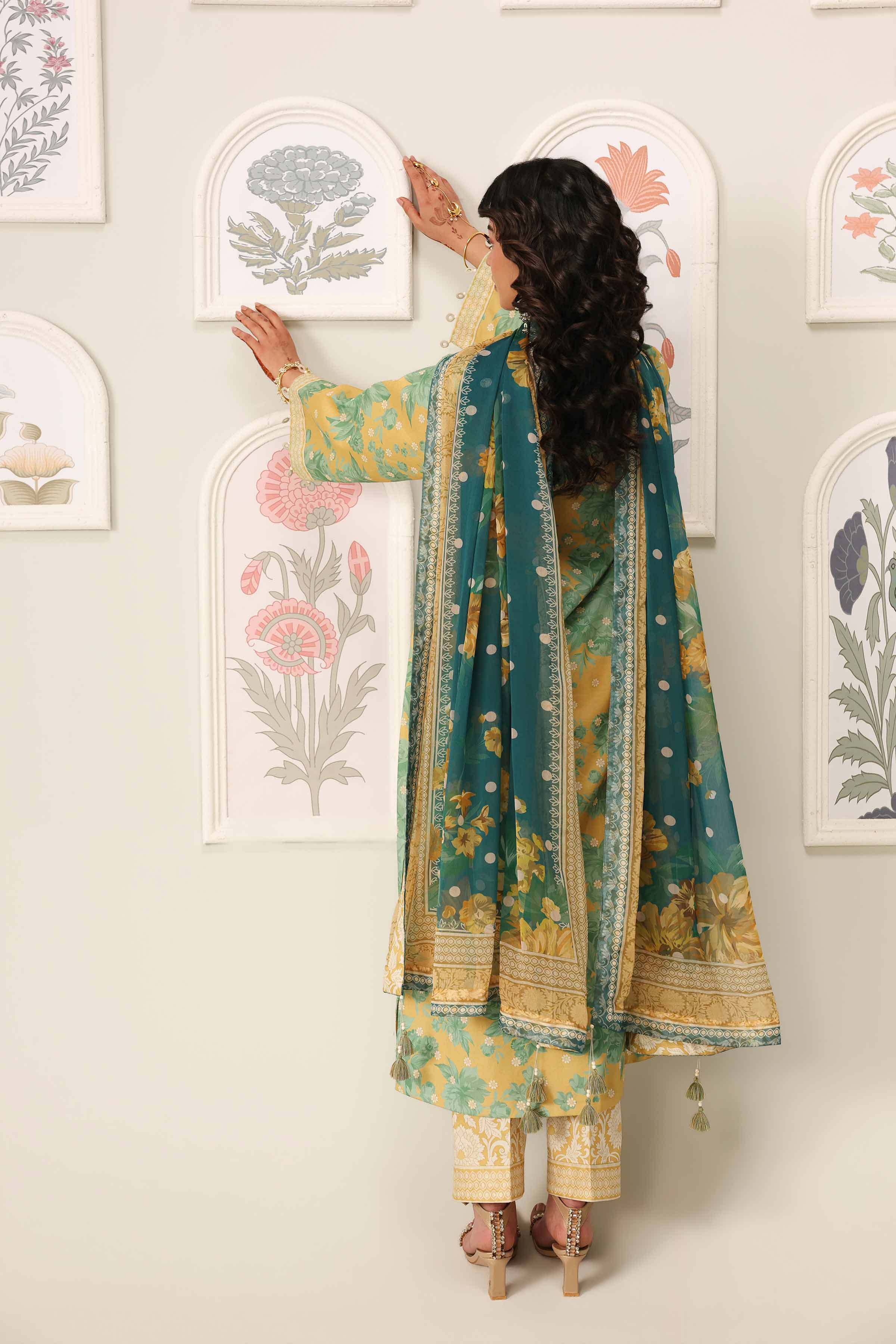 3 Piece - Digital Printed Suit - 42601900 for Women - Unstitched Collection | Nishat | Shop Online