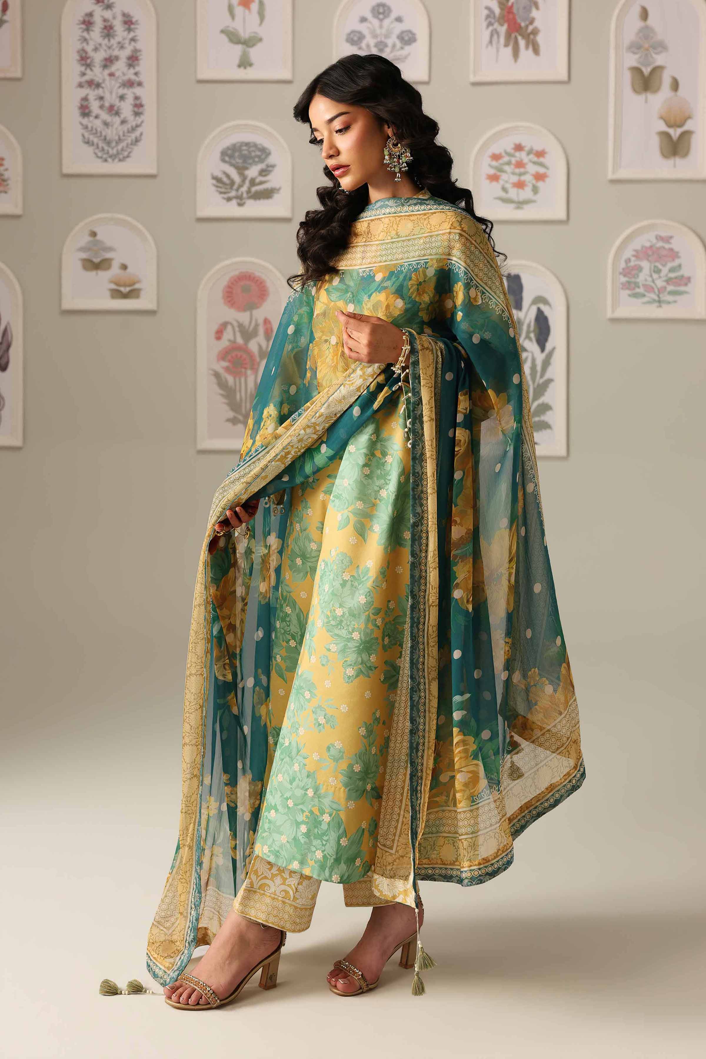 3 Piece - Digital Printed Suit - 42601900 for Women - Unstitched Collection | Nishat | Shop Online