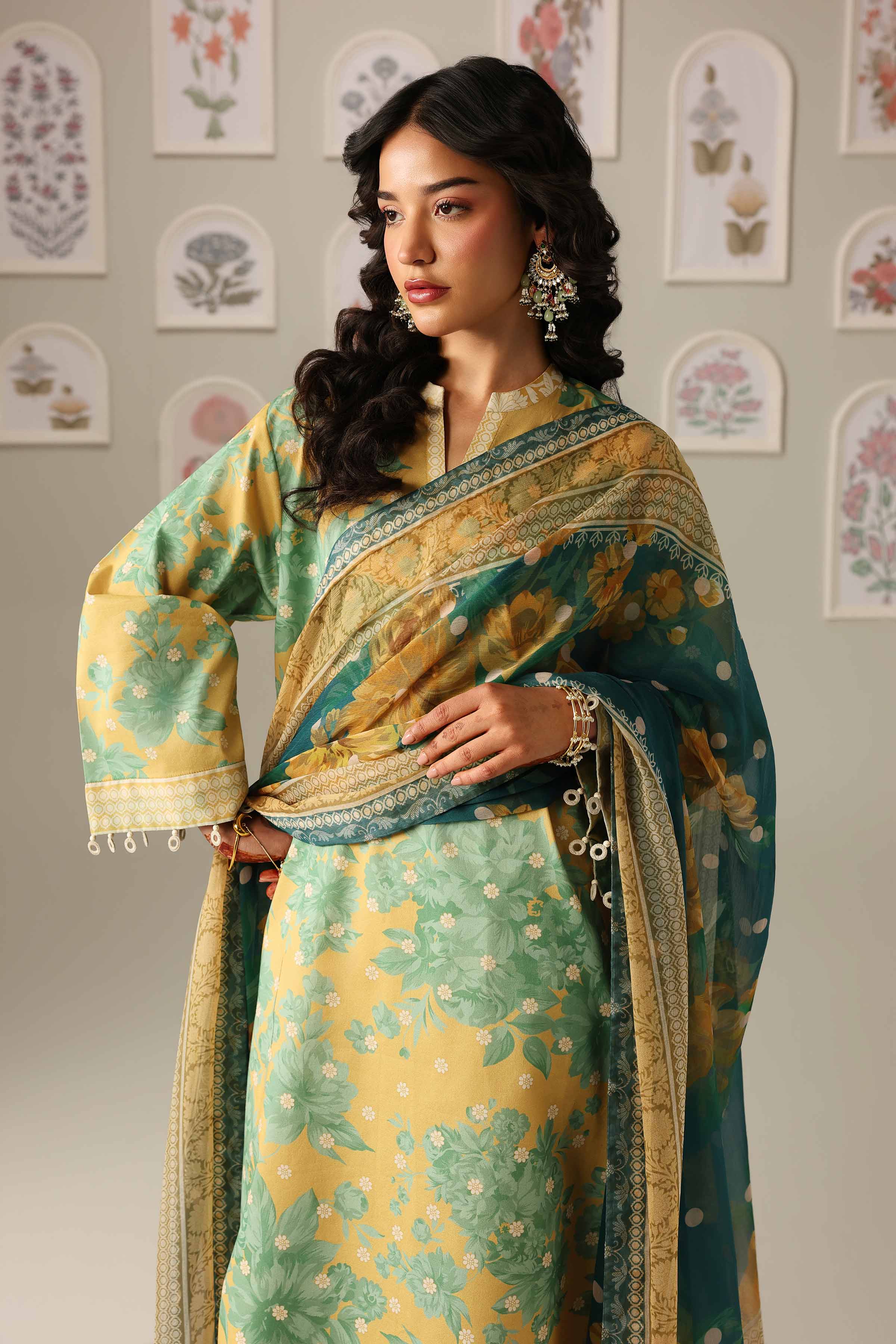3 Piece - Digital Printed Suit - 42601900 for Women - Unstitched Collection | Nishat | Shop Online