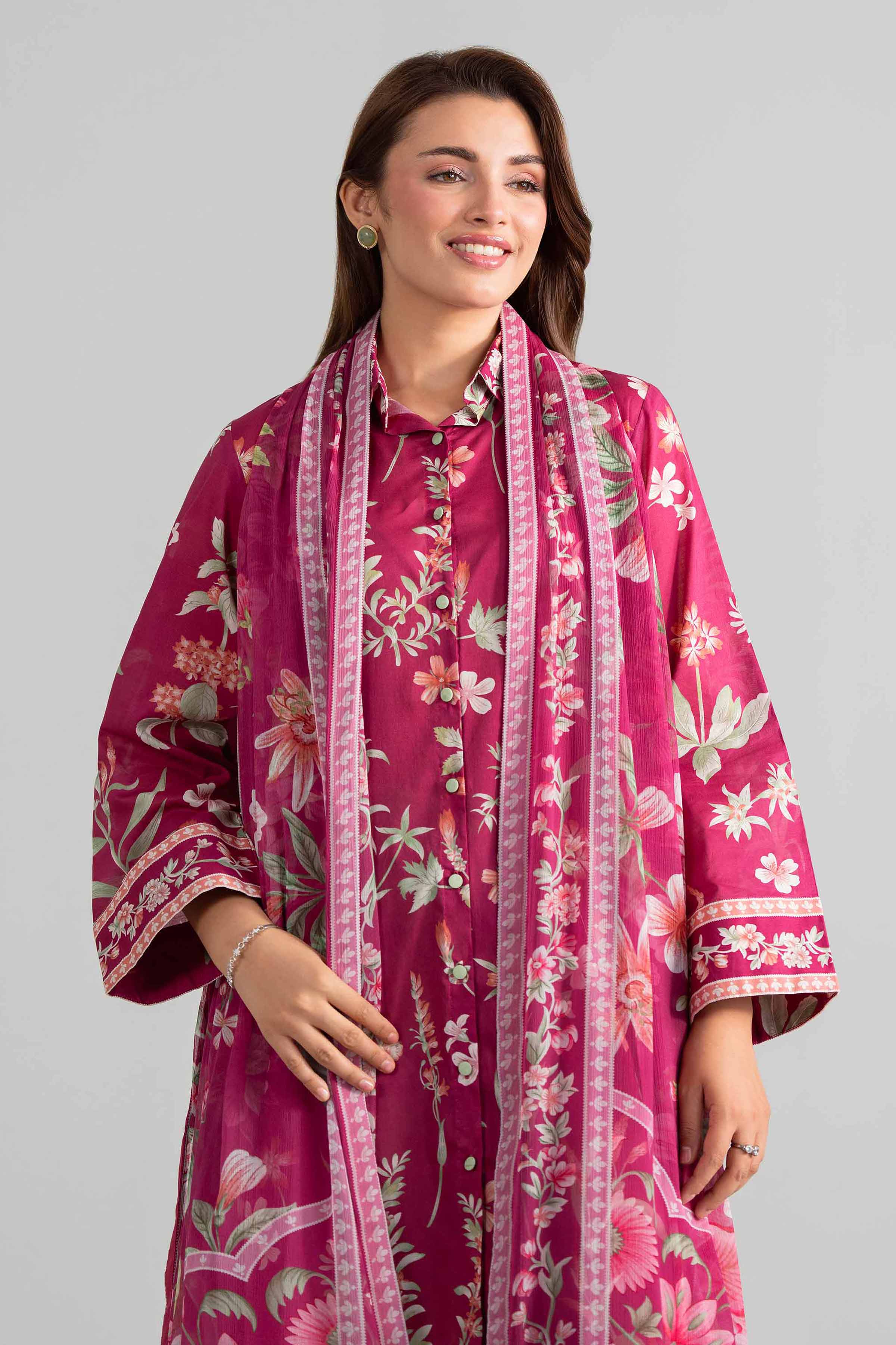 3 Piece - Digital Printed Suit - 42601902 for Women - Unstitched Collection | Nishat | Shop Online