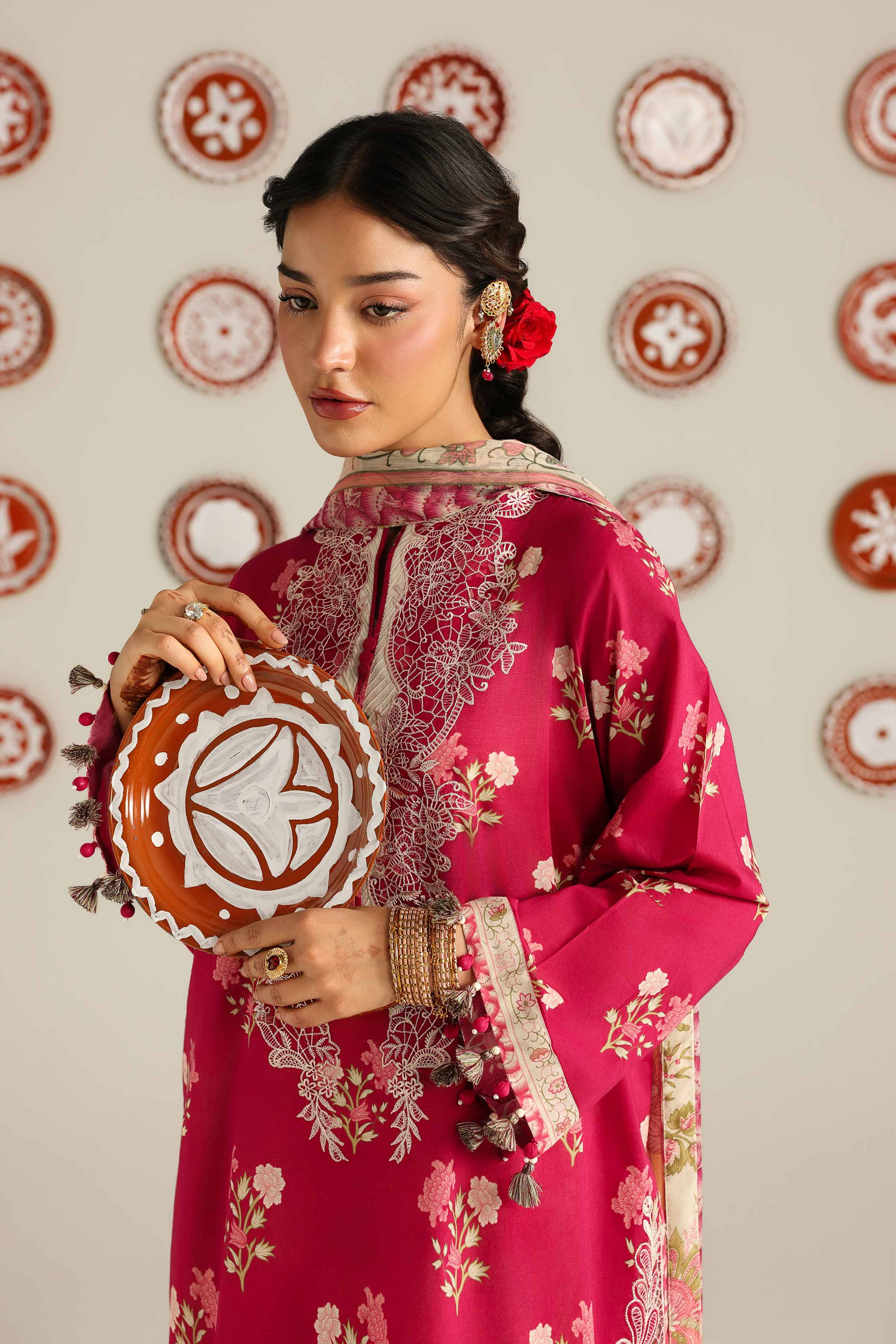 3 Piece - Digital Printed Embroidered Suit - 42601916 for Women - Unstitched Collection | Nishat | Shop Online