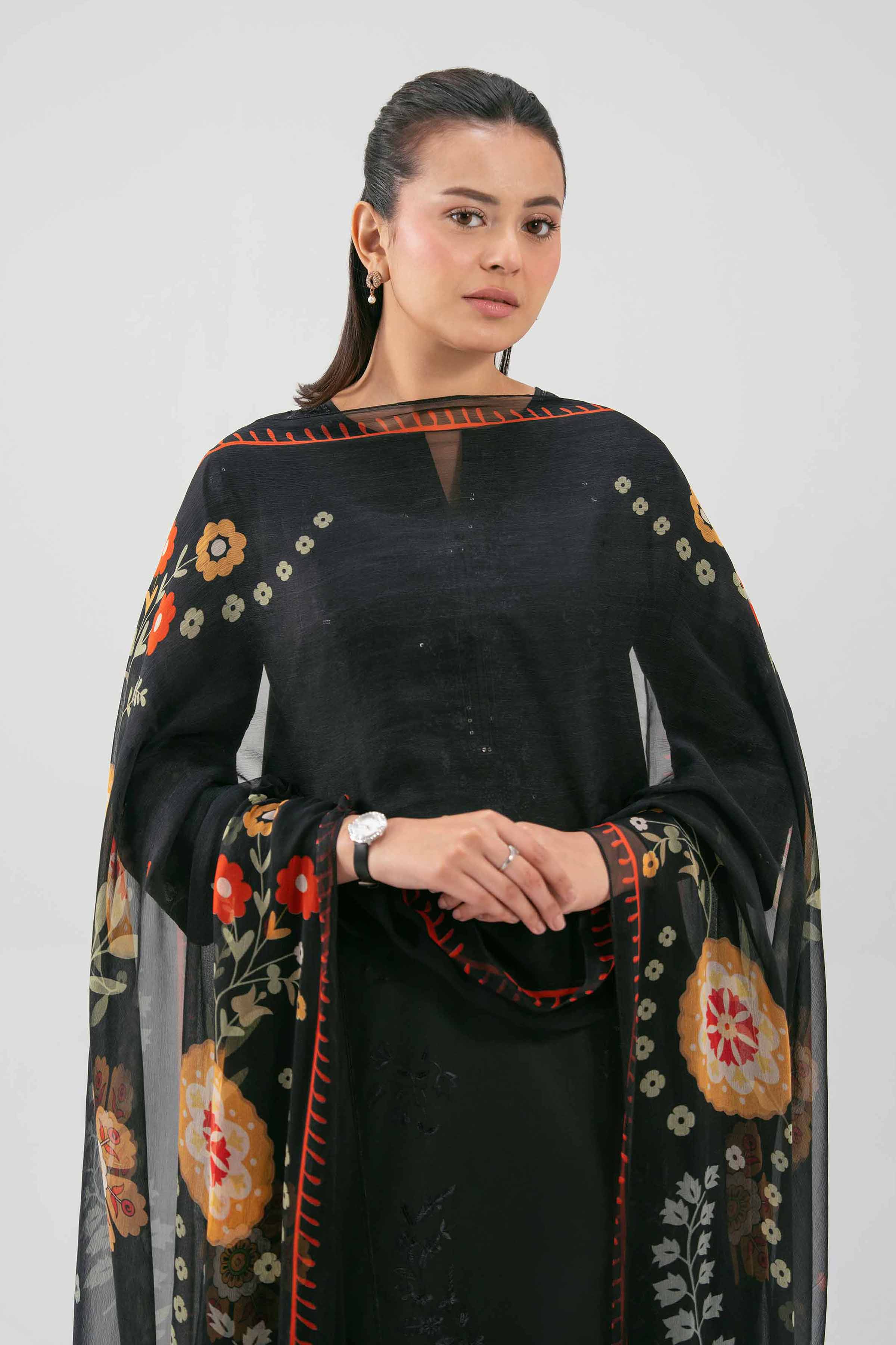 3 Piece - Digital Printed Embroidered Suit - 42619516 for Women - Unstitched Collection | Nishat | Shop Online
