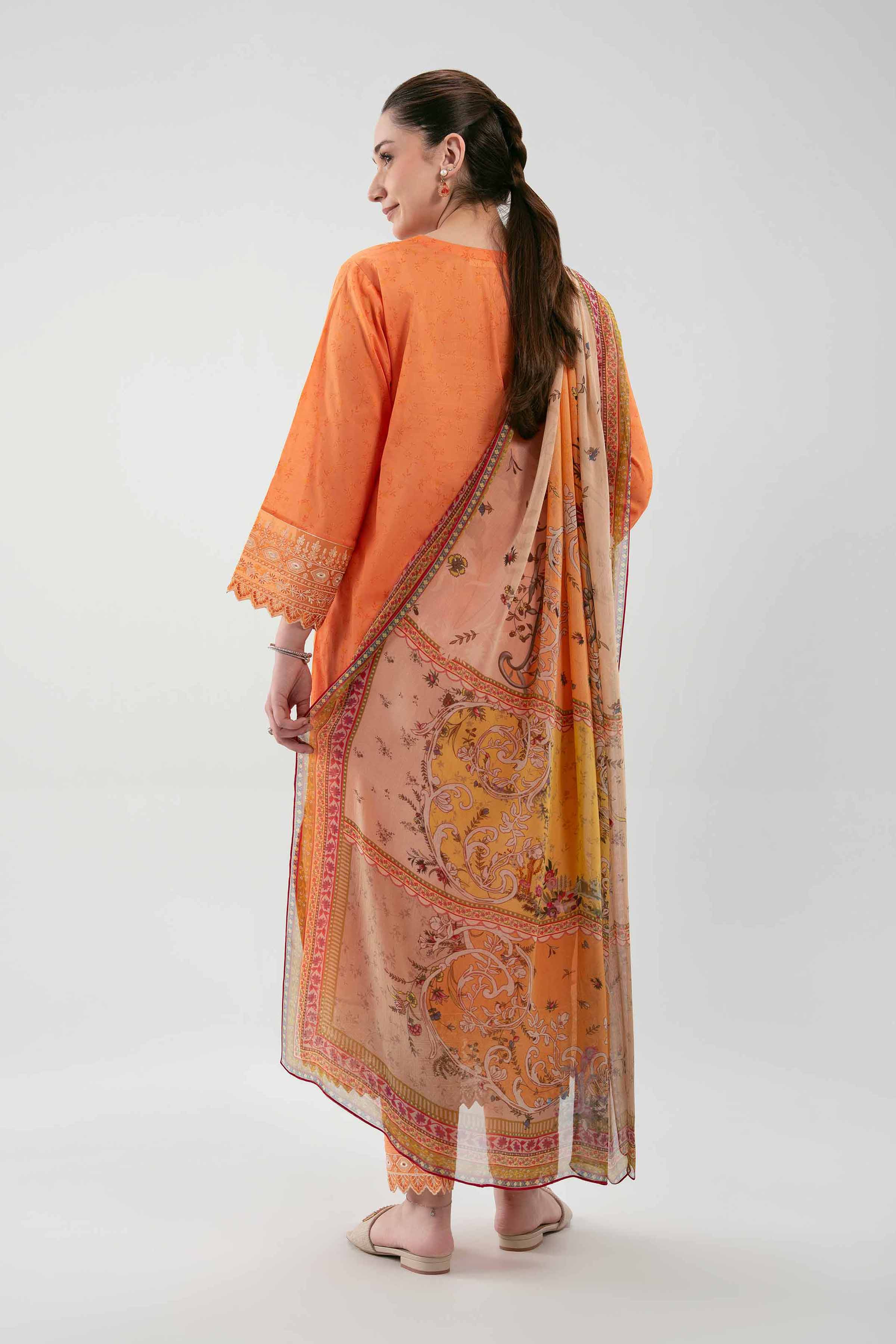 3 Piece - Digital Printed Embroidered Suit - 42619519 for Women - Unstitched Collection | Nishat | Shop Online