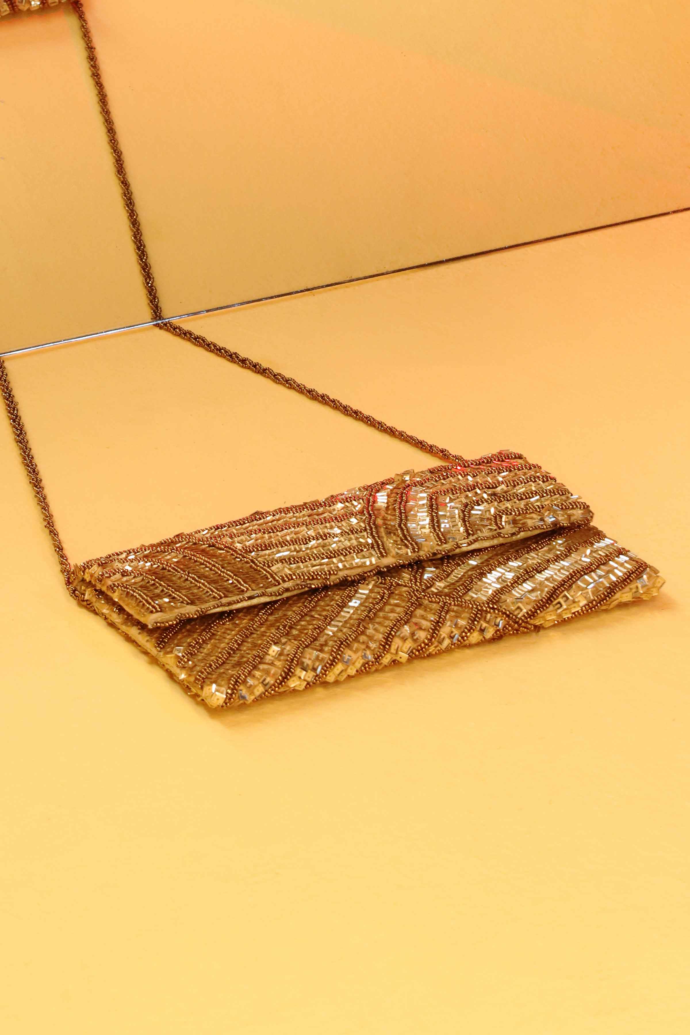 Gold Shoulder Bag - C-07 USA
