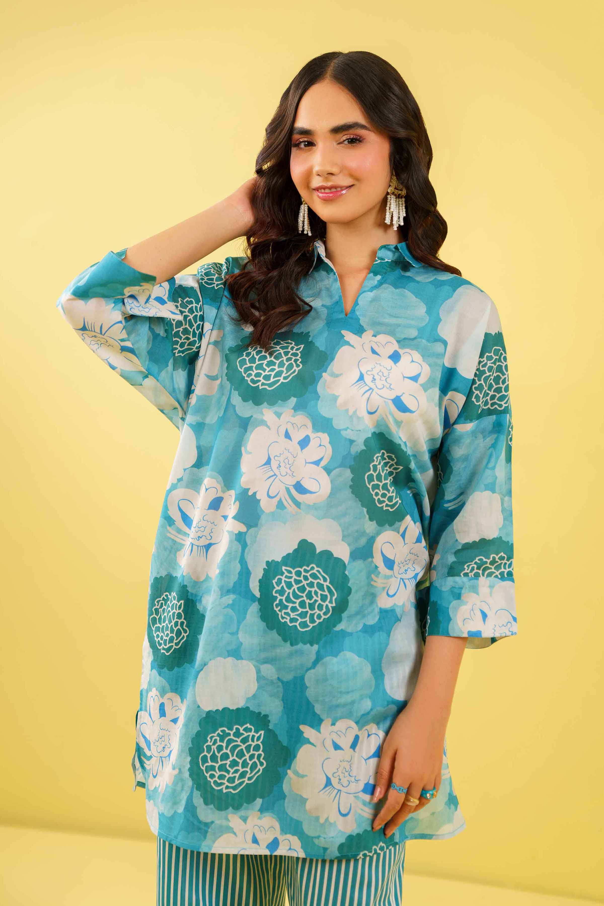 2 Piece - Printed Suit - AS24-52